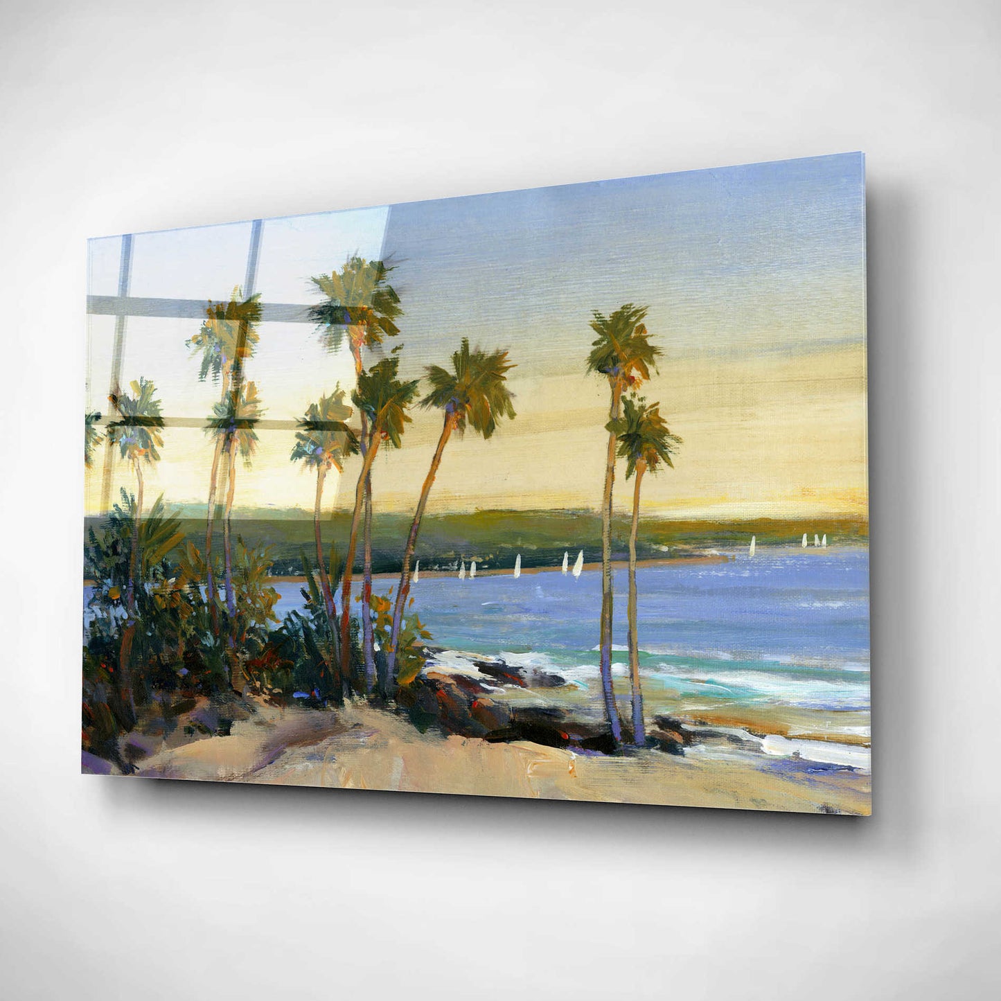 Epic Art 'Distant Shore II' by Tim O'Toole, Acrylic Glass Wall Art,24x16