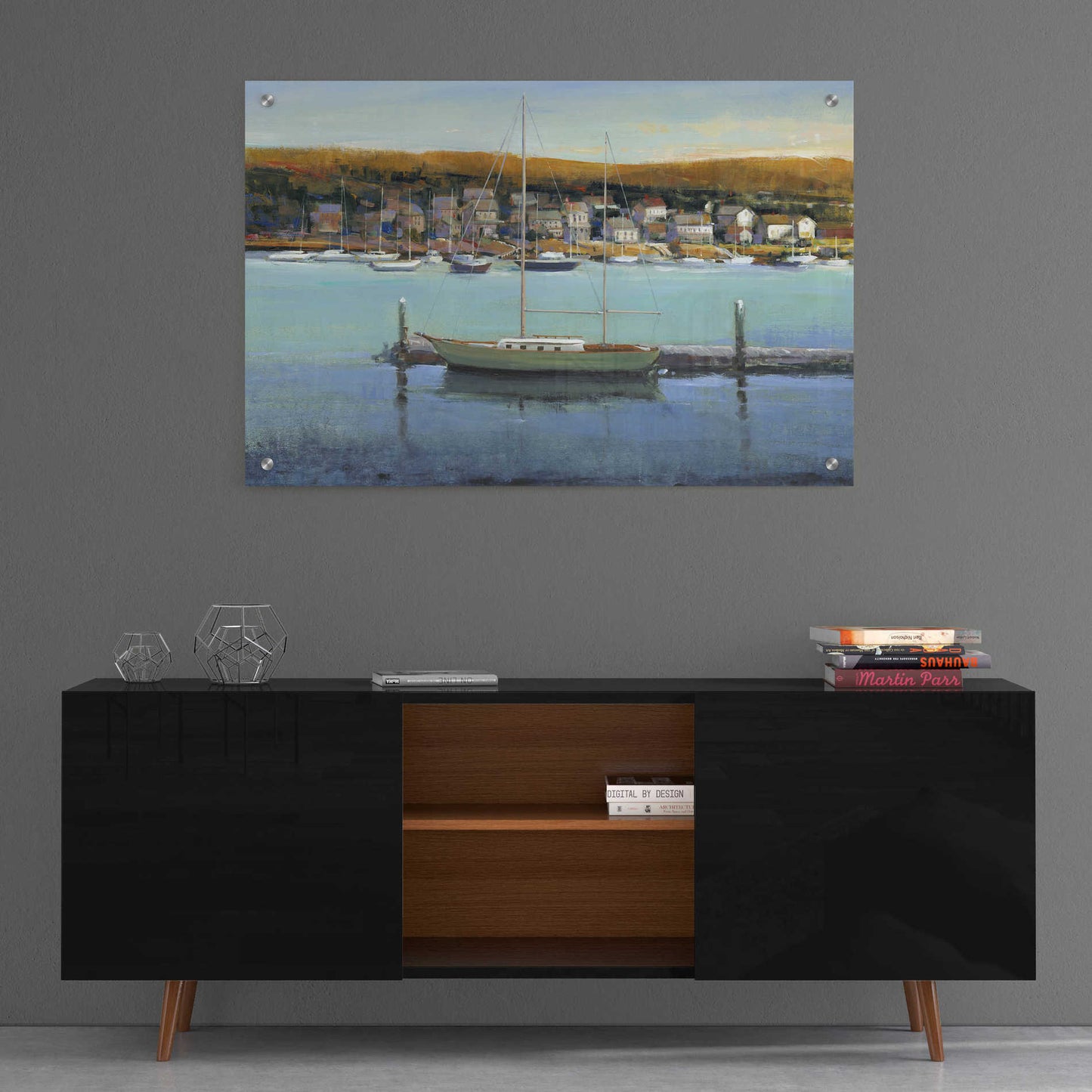 Epic Art 'Harbor View II' by Tim O'Toole, Acrylic Glass Wall Art,36x24