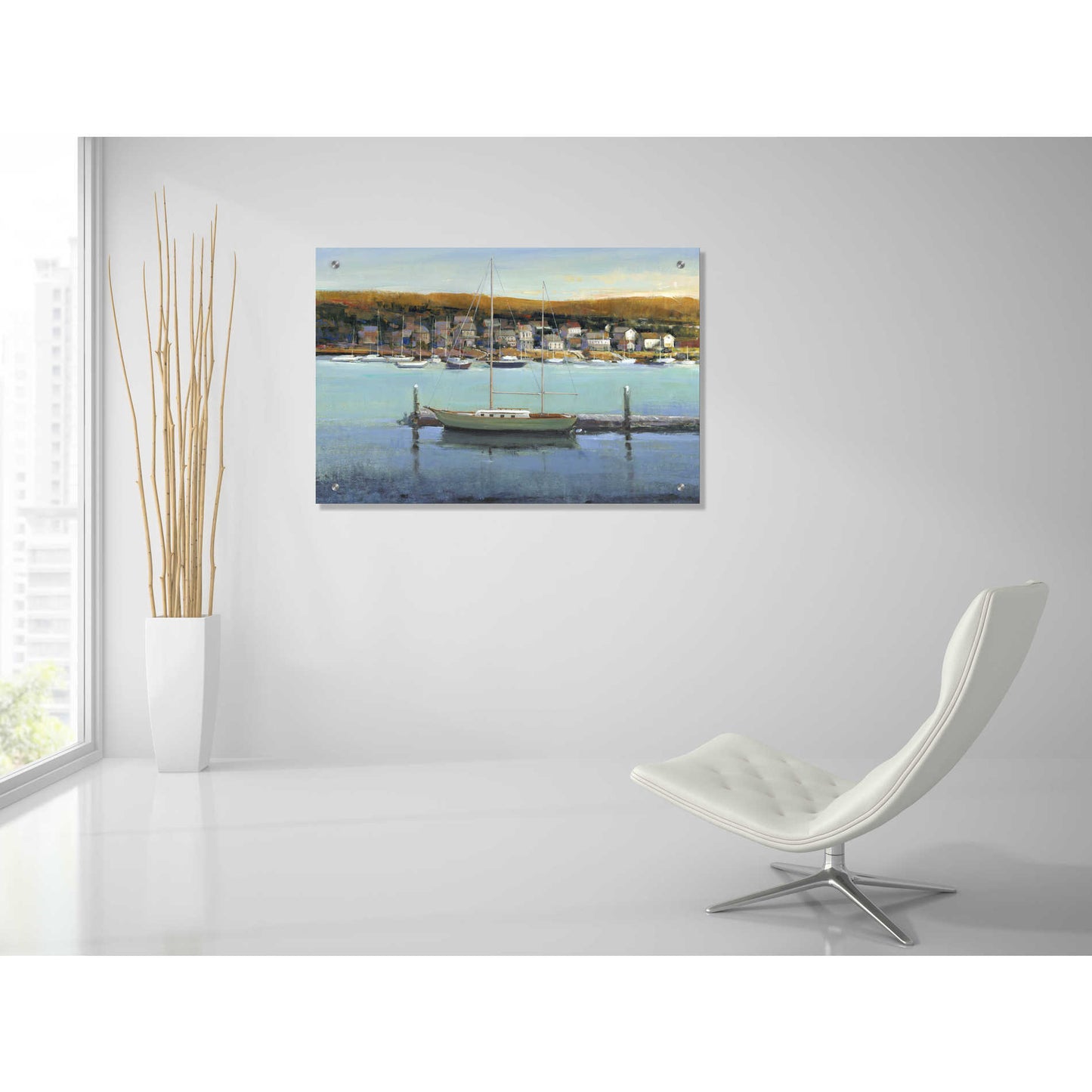 Epic Art 'Harbor View II' by Tim O'Toole, Acrylic Glass Wall Art,36x24