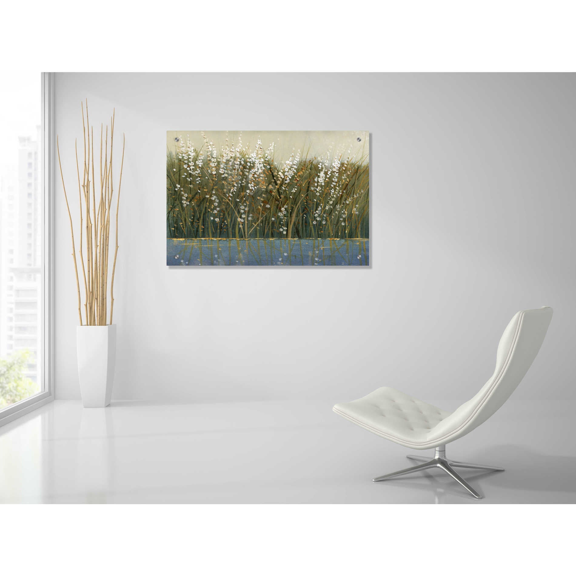 Epic Art 'By the Tall Grass I' by Tim O'Toole, Acrylic Glass Wall Art,36x24