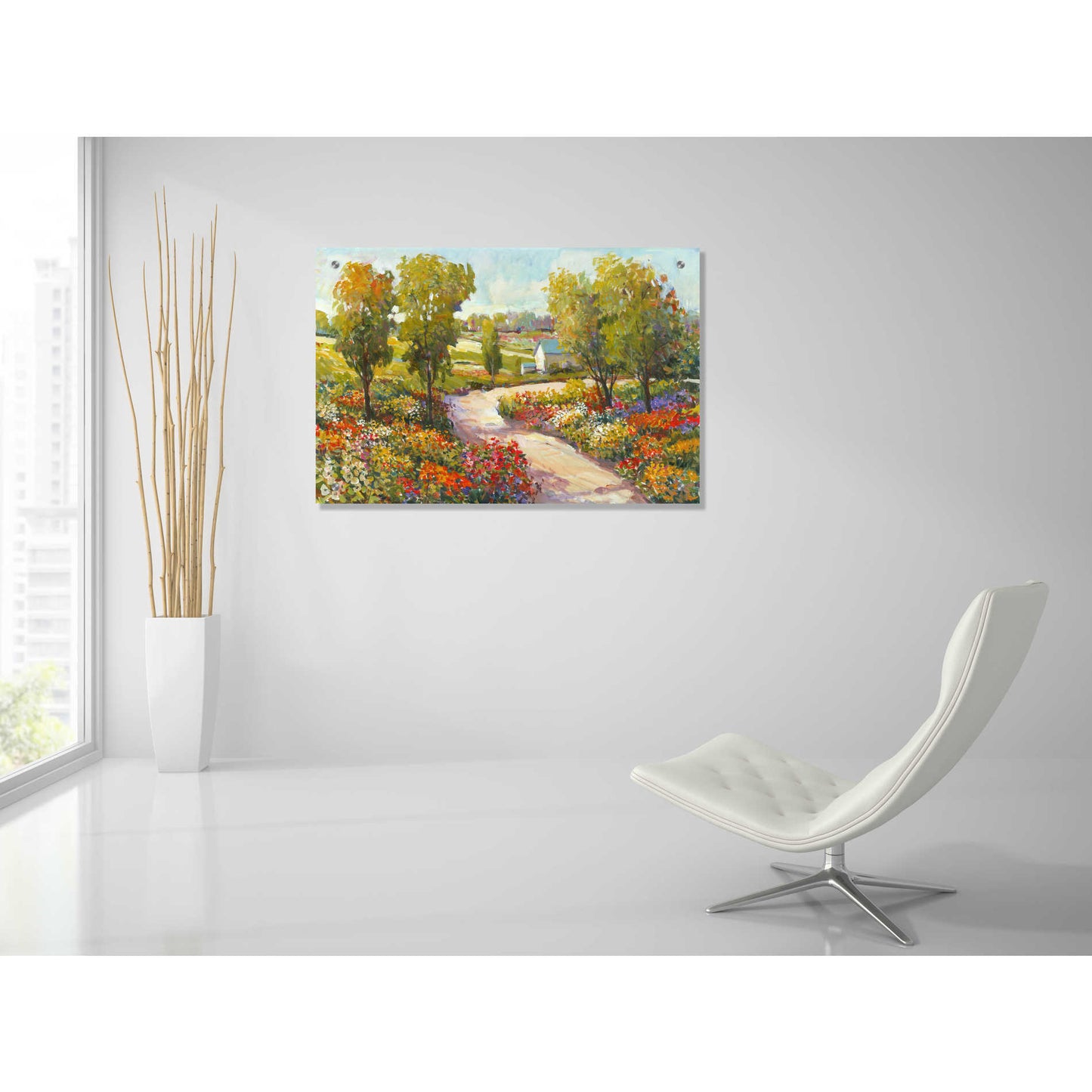 Epic Art 'Morning Walk I' by Tim O'Toole, Acrylic Glass Wall Art,36x24