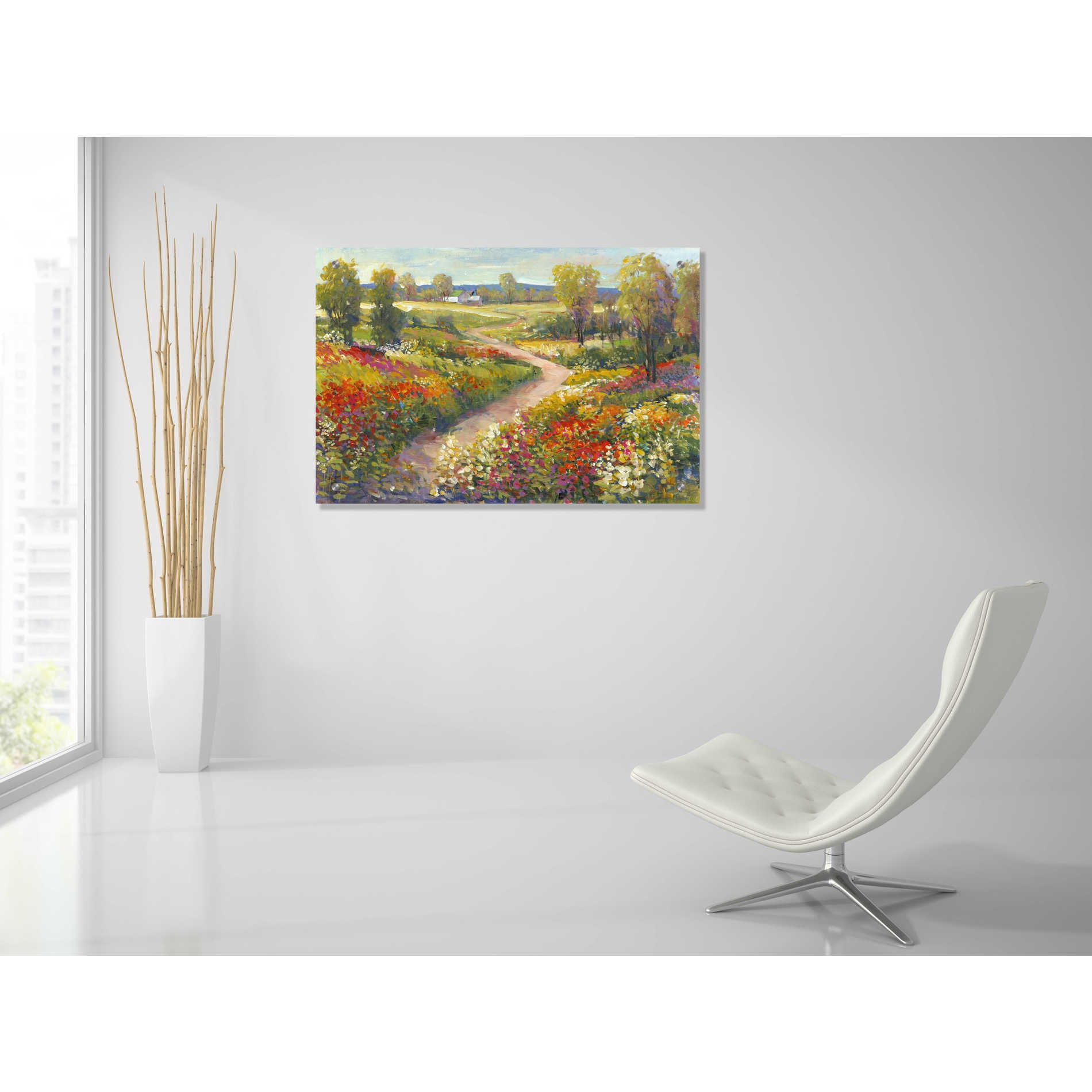 Epic Art 'Morning Walk II' by Tim O'Toole, Acrylic Glass Wall Art,36x24