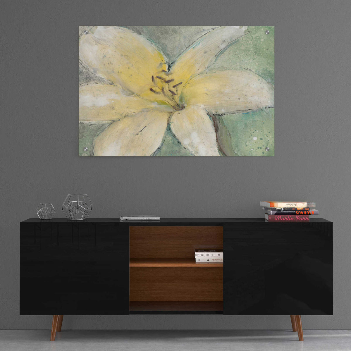 Epic Art 'Floral Spirit III' by Tim O'Toole, Acrylic Glass Wall Art,36x24
