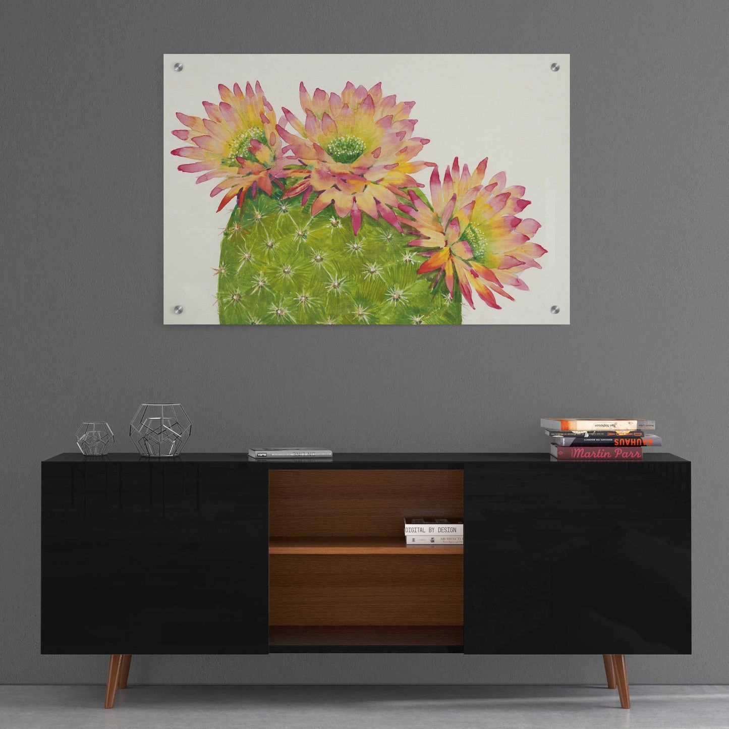 Epic Art 'Desert Blossoms I' by Tim O'Toole, Acrylic Glass Wall Art,36x24
