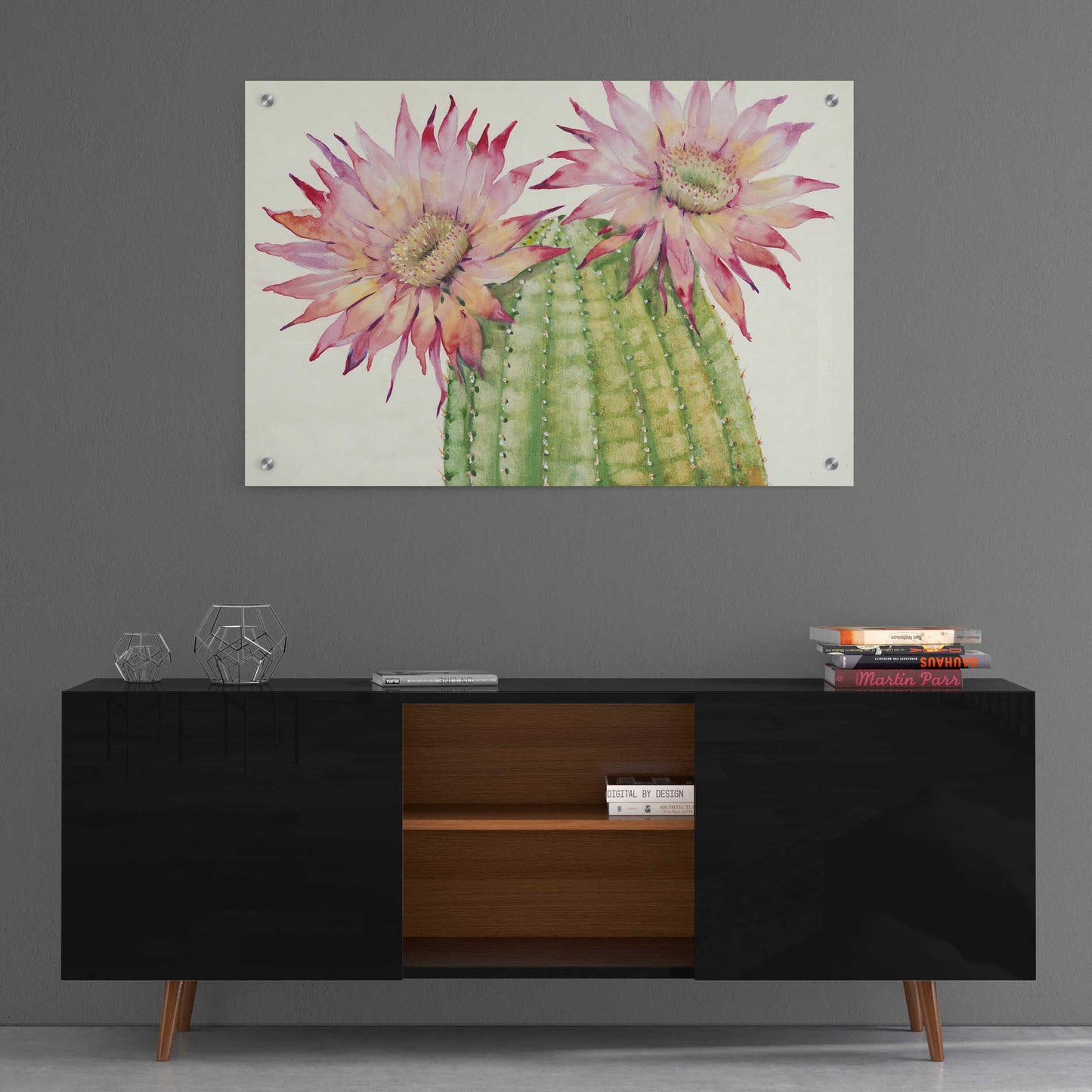 Epic Art 'Desert Blossoms II' by Tim O'Toole, Acrylic Glass Wall Art,36x24