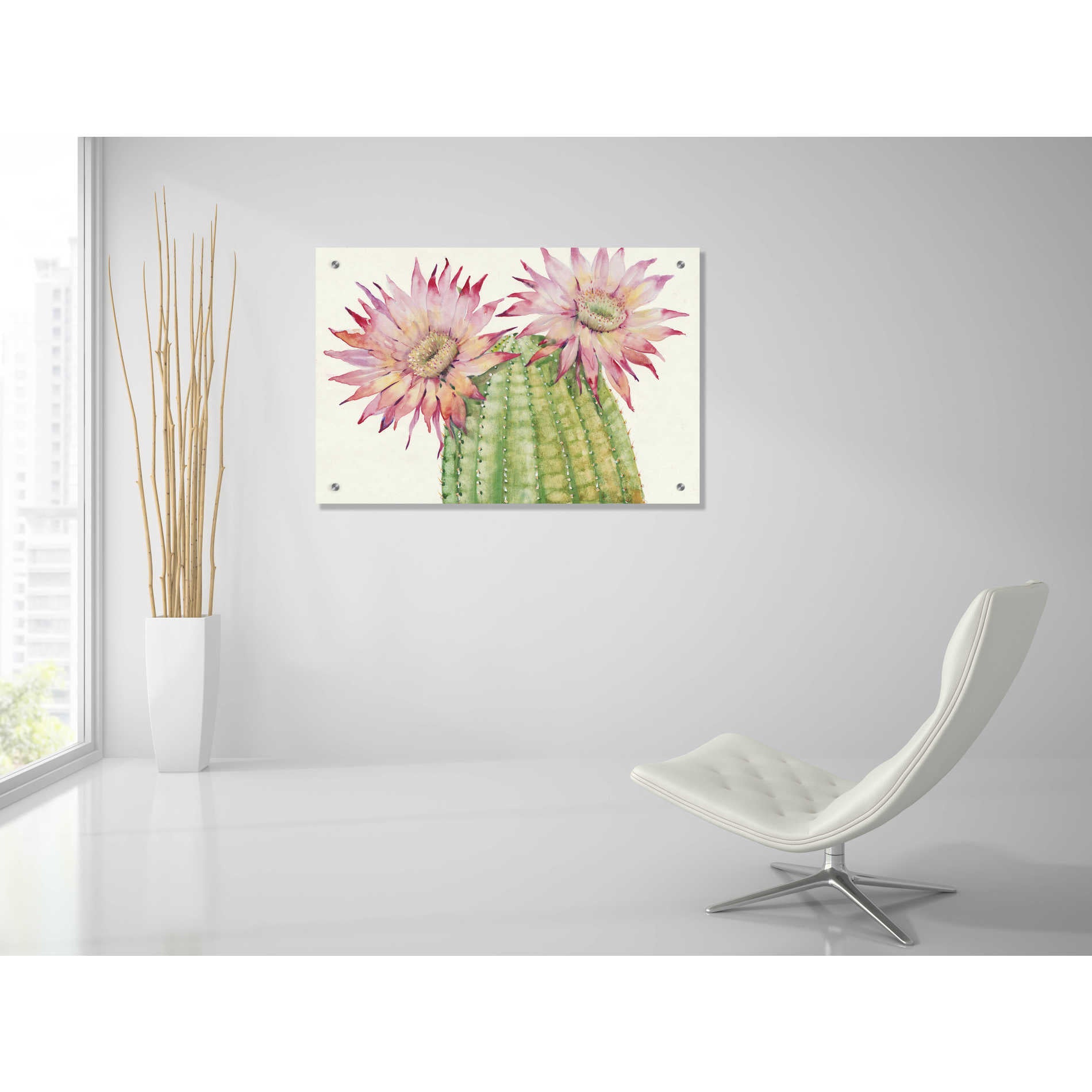 Epic Art 'Desert Blossoms II' by Tim O'Toole, Acrylic Glass Wall Art,36x24