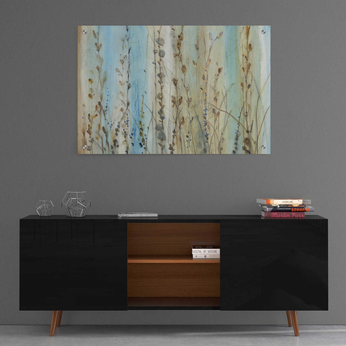 Epic Art 'Ombre Floral I' by Tim O'Toole, Acrylic Glass Wall Art,36x24