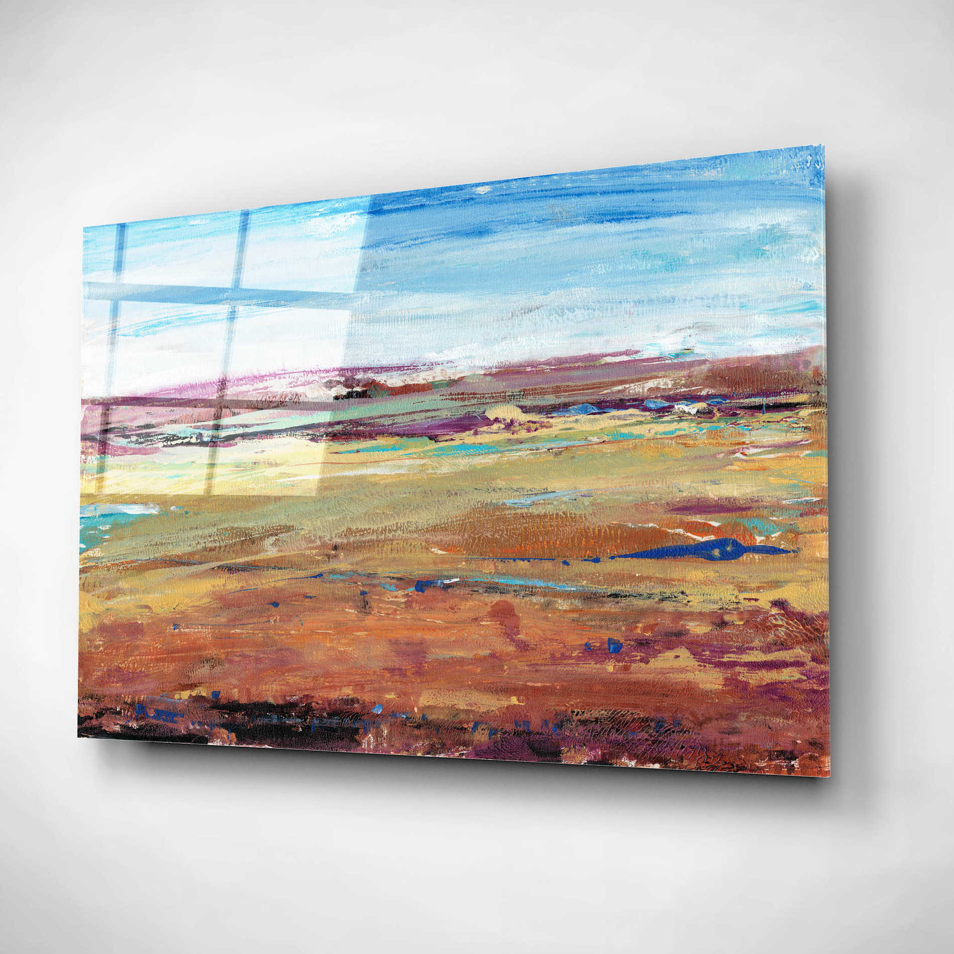 Epic Art 'Terra Vista I' by Tim O'Toole, Acrylic Glass Wall Art,16x12