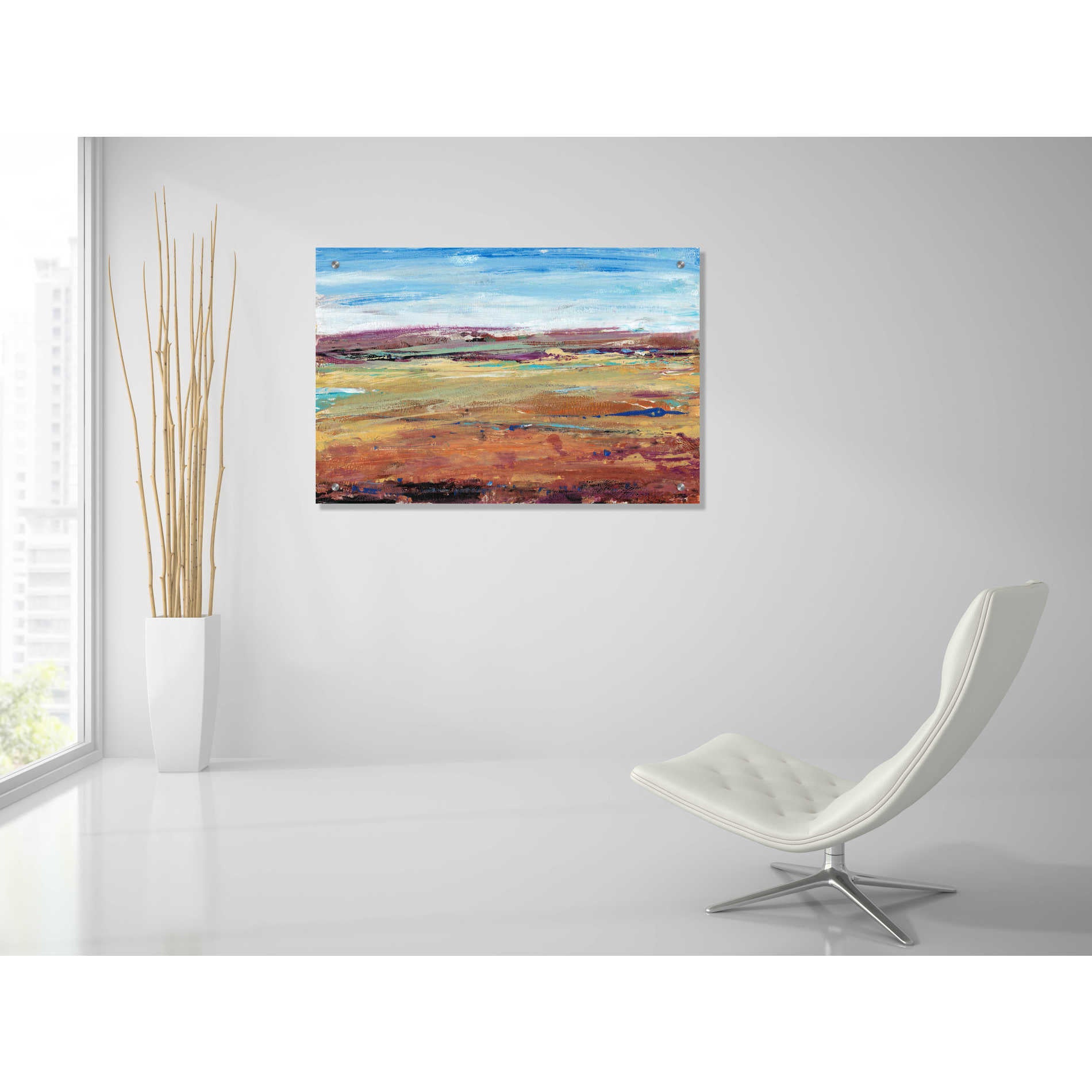 Epic Art 'Terra Vista I' by Tim O'Toole, Acrylic Glass Wall Art,36x24