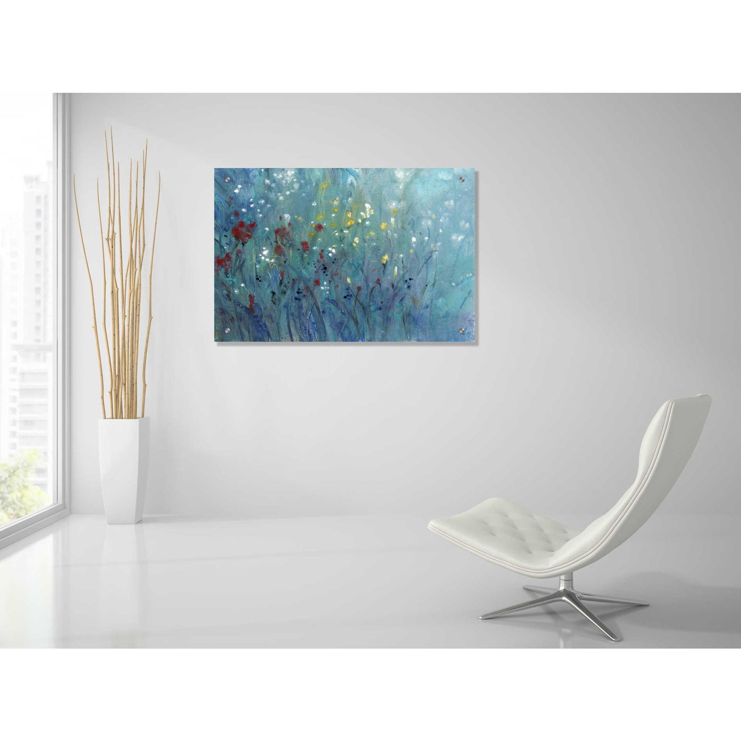 Epic Art 'Blue Vision II' by Tim O'Toole, Acrylic Glass Wall Art,36x24