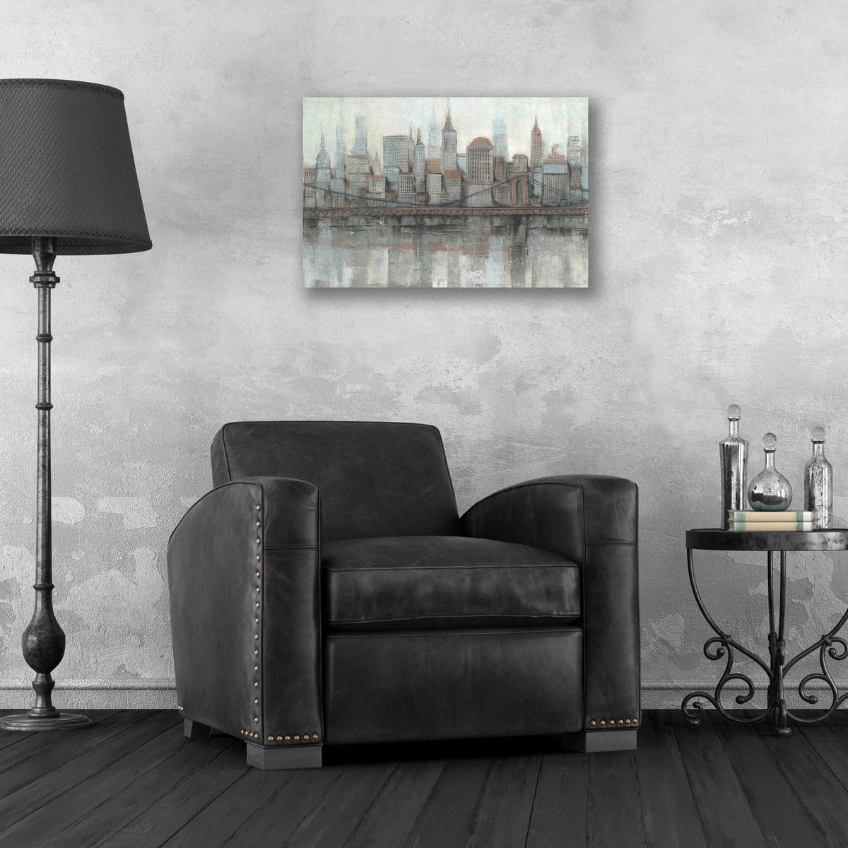 Epic Art 'City Center I' by Tim O'Toole, Acrylic Glass Wall Art,24x16