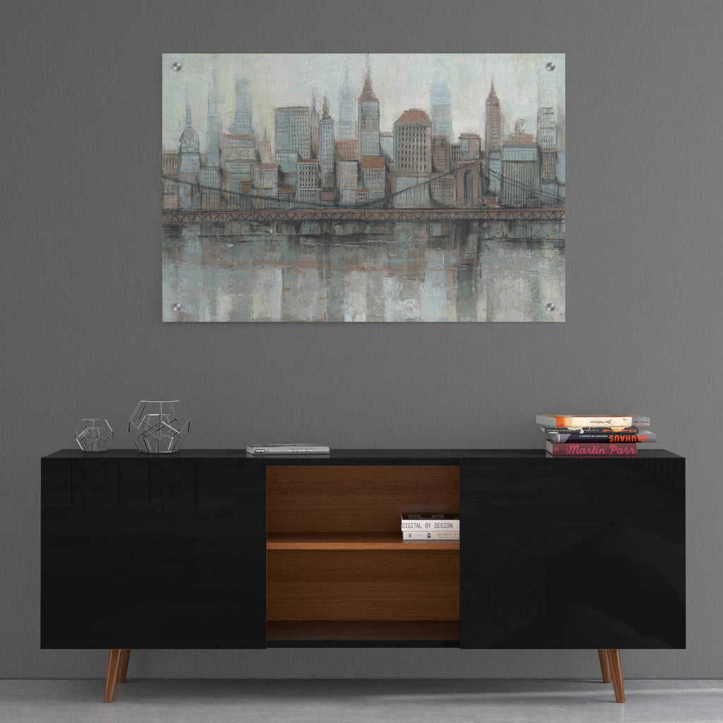 Epic Art 'City Center I' by Tim O'Toole, Acrylic Glass Wall Art,36x24