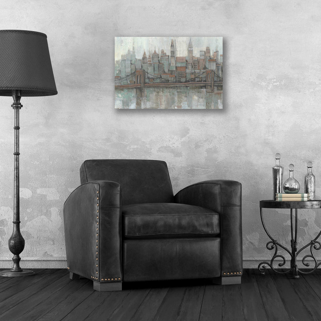 Epic Art 'City Center II' by Tim O'Toole, Acrylic Glass Wall Art,24x16