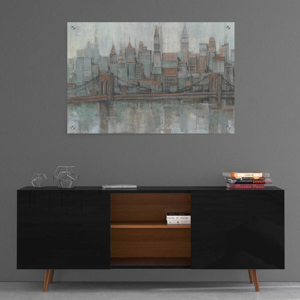 Epic Art 'City Center II' by Tim O'Toole, Acrylic Glass Wall Art,36x24