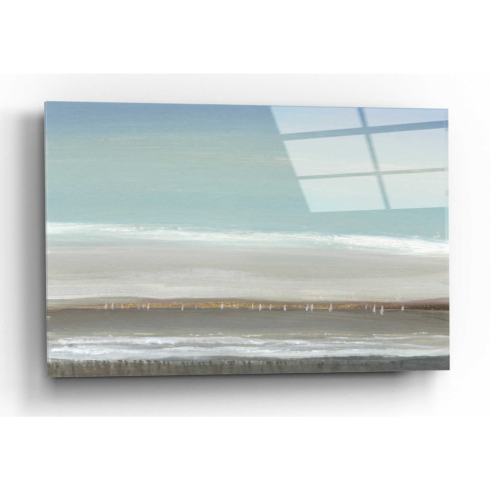 Epic Art 'Distant Coast I' by Tim O'Toole, Acrylic Glass Wall Art,16x12