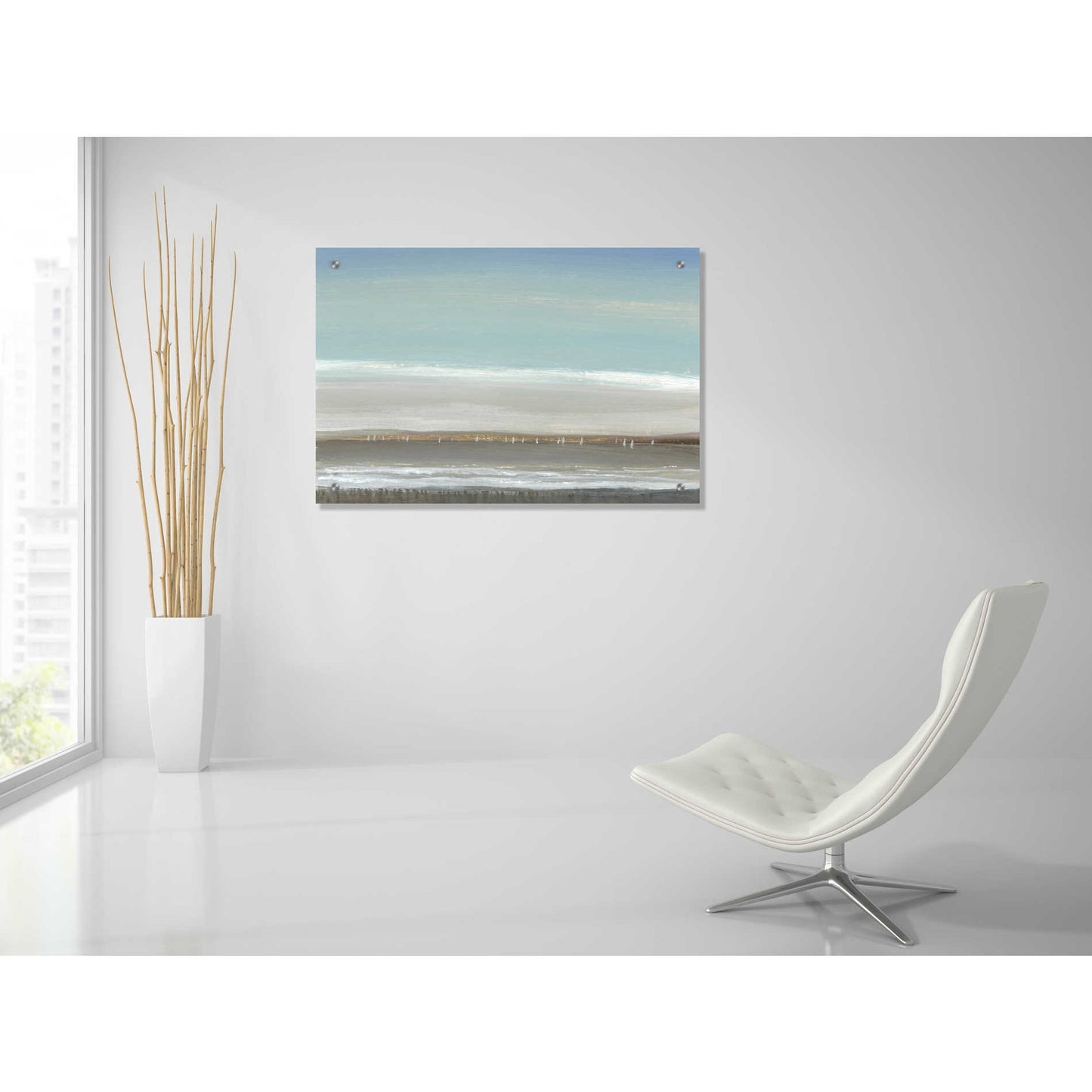 Epic Art 'Distant Coast I' by Tim O'Toole, Acrylic Glass Wall Art,36x24