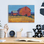 Epic Art 'Colorful Barn View I' by Tim O'Toole, Acrylic Glass Wall Art,16x12