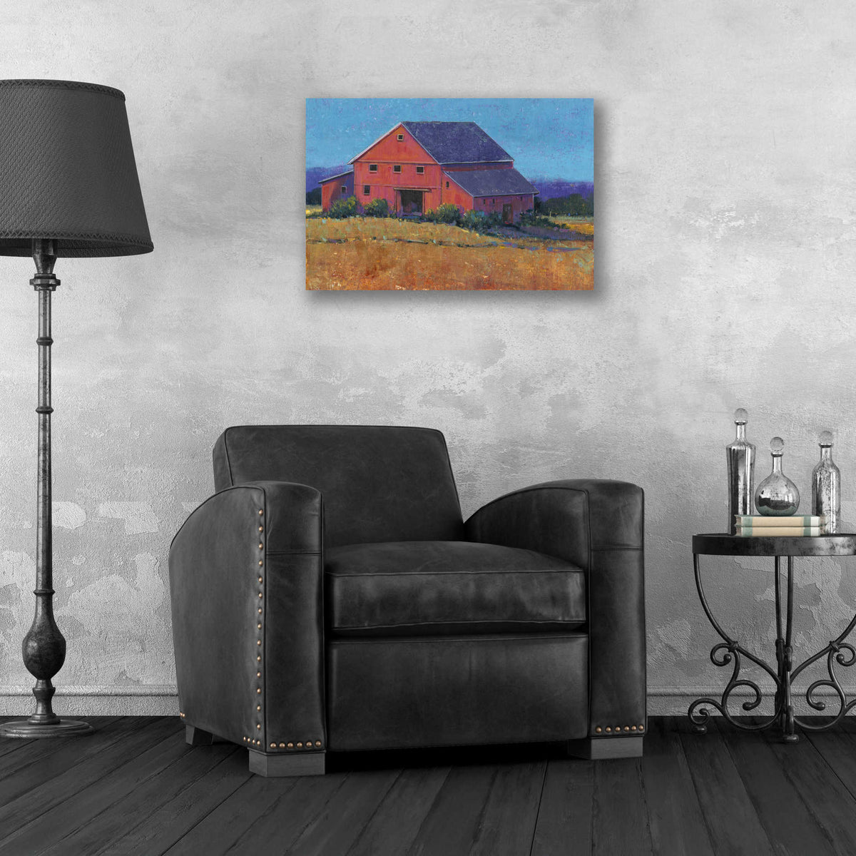 Epic Art 'Colorful Barn View II' by Tim O'Toole, Acrylic Glass Wall Art,24x16