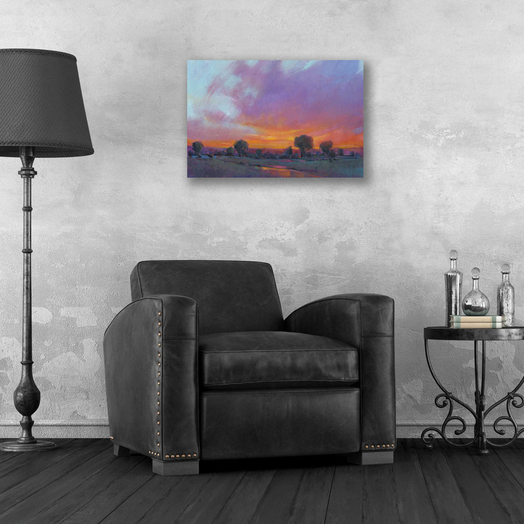 Epic Art 'Fiery Sunset I' by Tim O'Toole, Acrylic Glass Wall Art,24x16