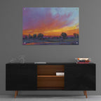 Epic Art 'Fiery Sunset II' by Tim O'Toole, Acrylic Glass Wall Art,36x24