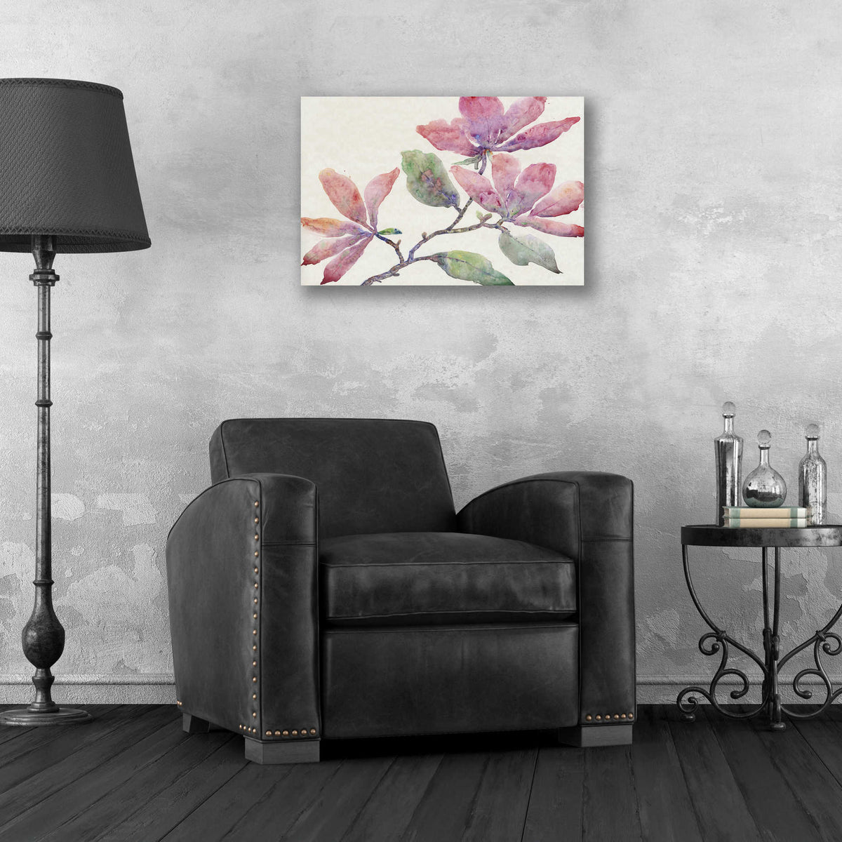 Epic Art 'Flowering Branch I' by Tim O'Toole, Acrylic Glass Wall Art,24x16