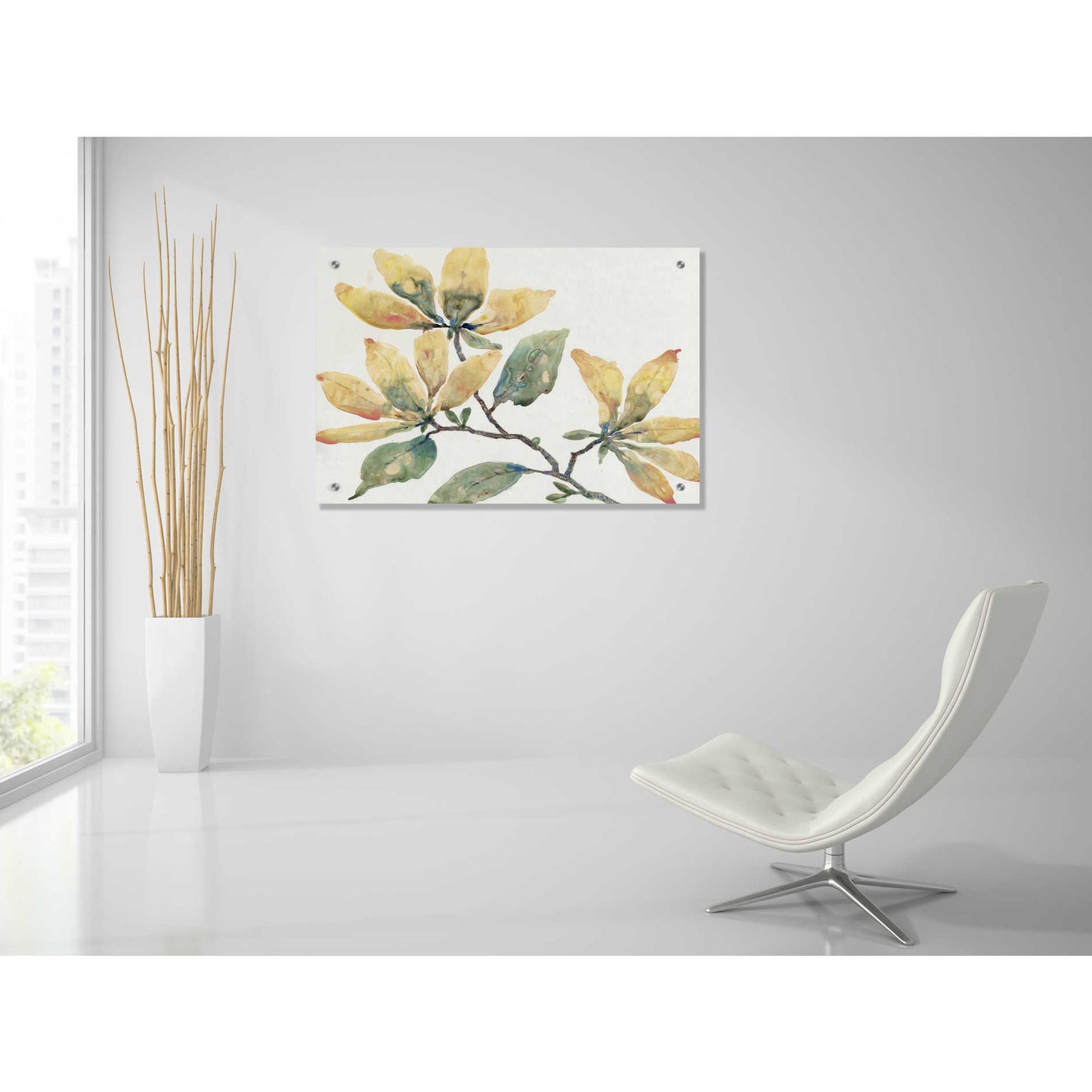 Epic Art 'Flowering Branch II' by Tim O'Toole, Acrylic Glass Wall Art,36x24