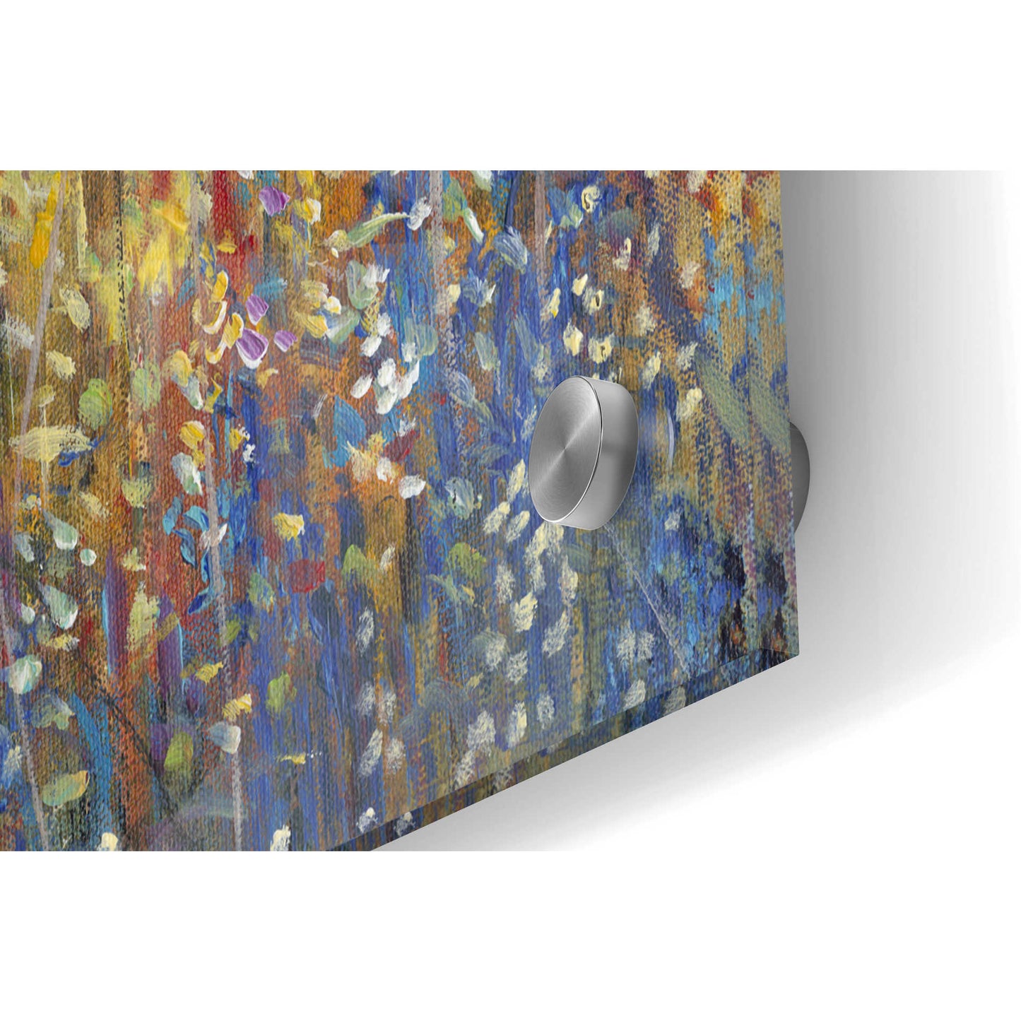 Epic Art 'Gold and Red Field I' by Tim O'Toole, Acrylic Glass Wall Art,36x24