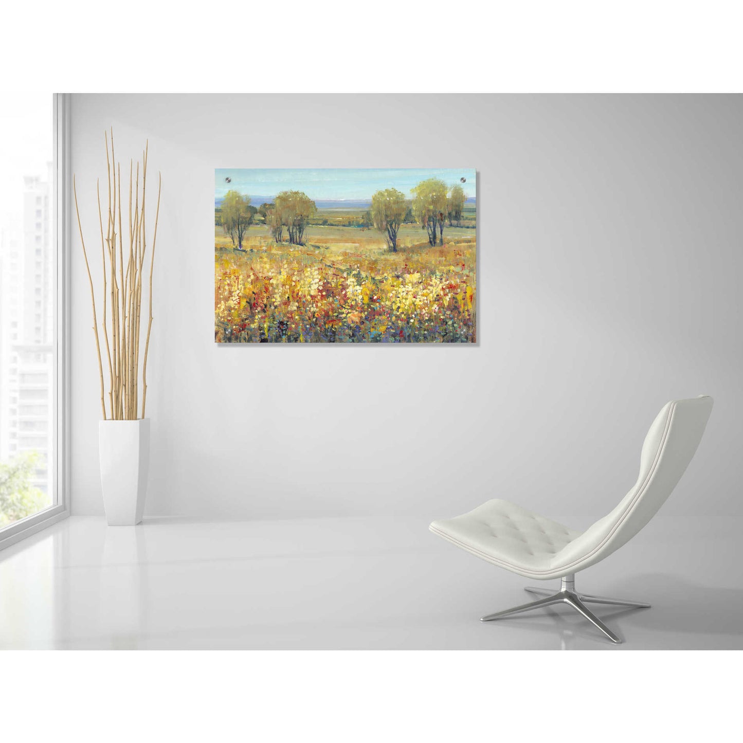 Epic Art 'Golden Fields II' by Tim O'Toole, Acrylic Glass Wall Art,36x24