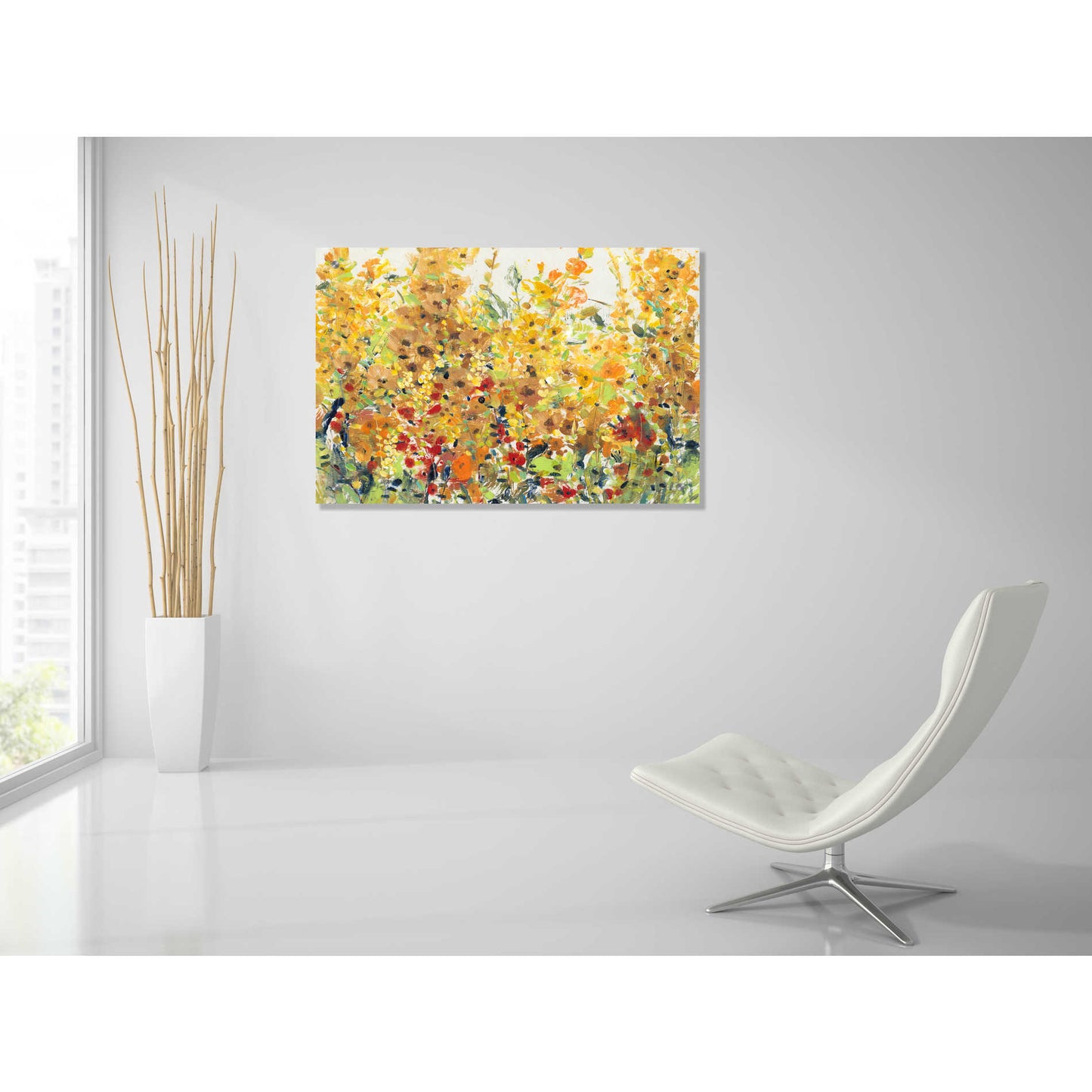 Epic Art 'Golden Summer Garden II' by Tim O'Toole, Acrylic Glass Wall Art,36x24