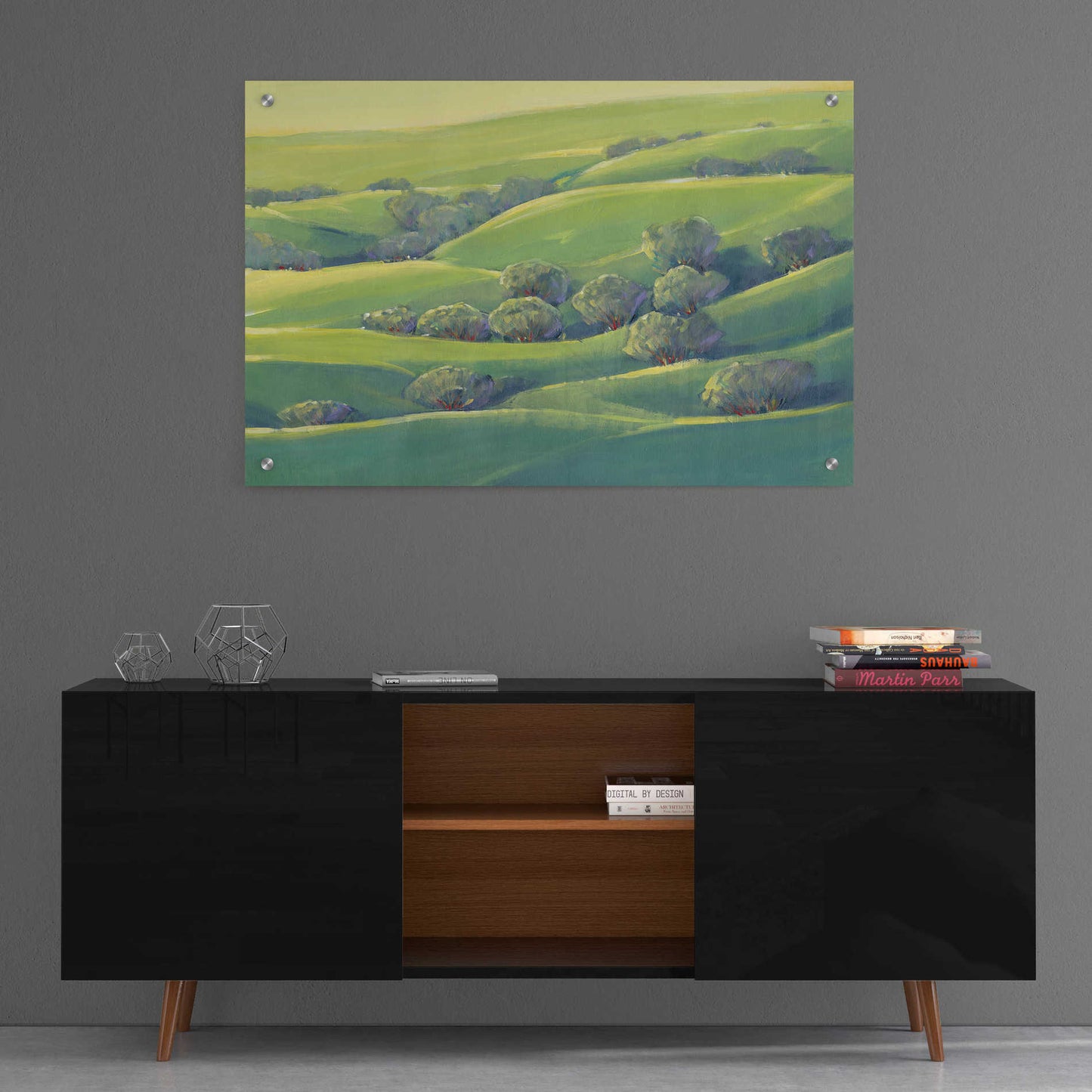 Epic Art 'Hillside View I' by Tim O'Toole, Acrylic Glass Wall Art,36x24