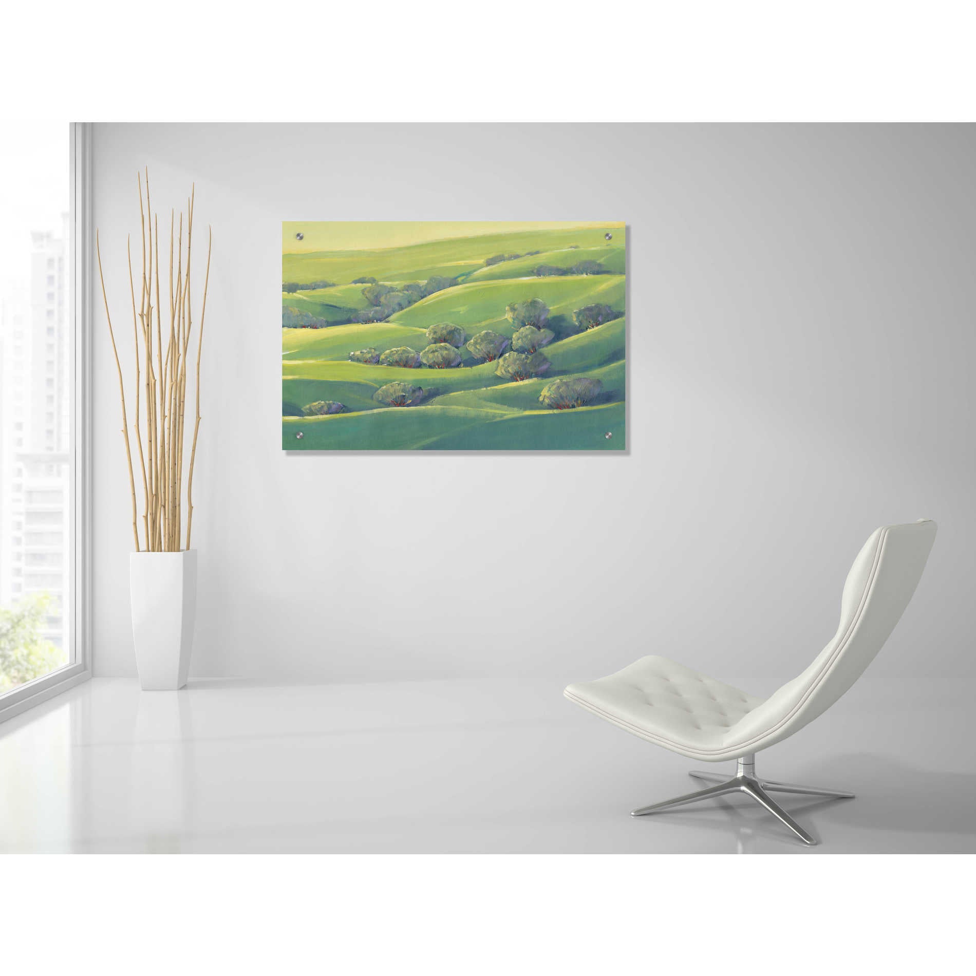 Epic Art 'Hillside View I' by Tim O'Toole, Acrylic Glass Wall Art,36x24