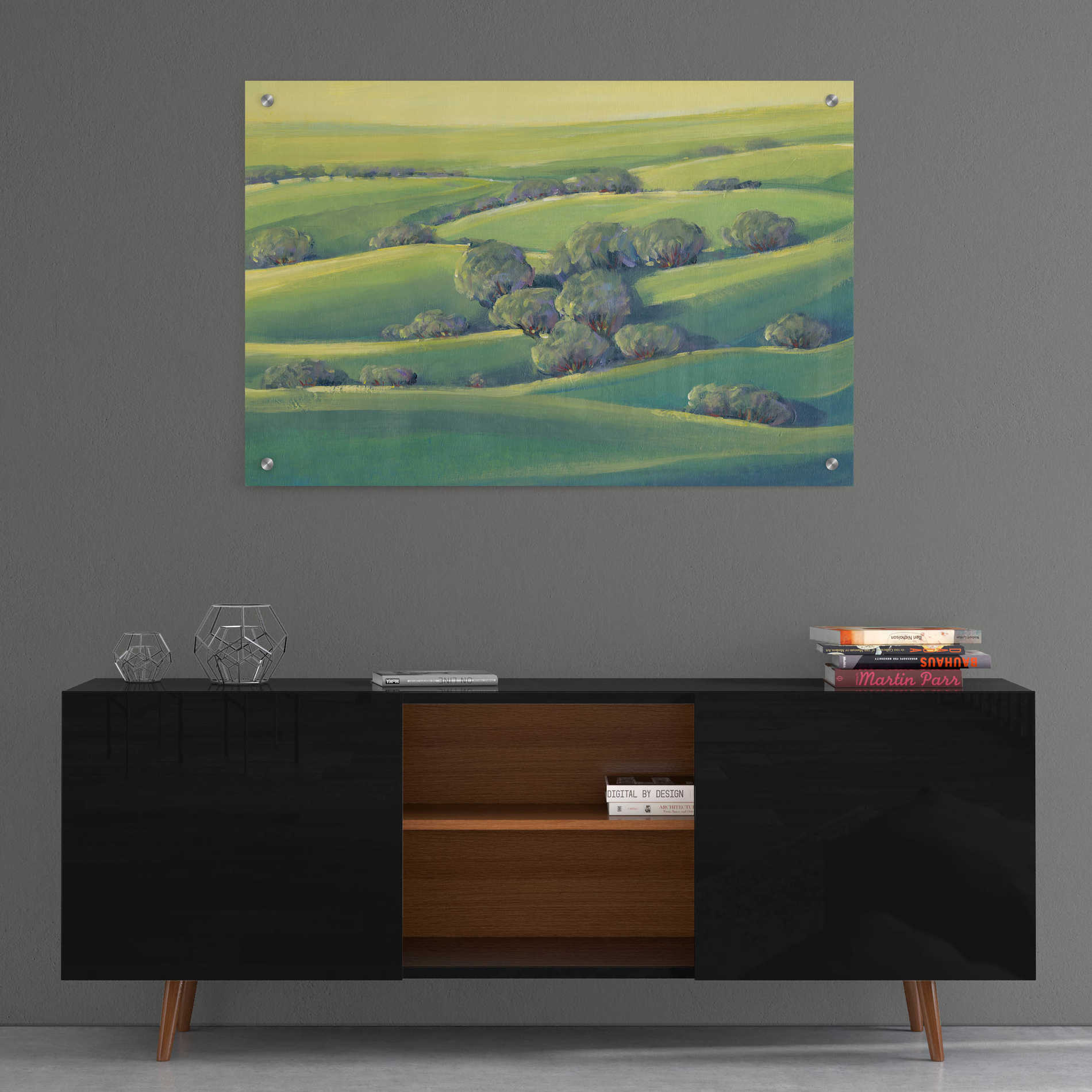 Epic Art 'Hillside View II' by Tim O'Toole, Acrylic Glass Wall Art,36x24