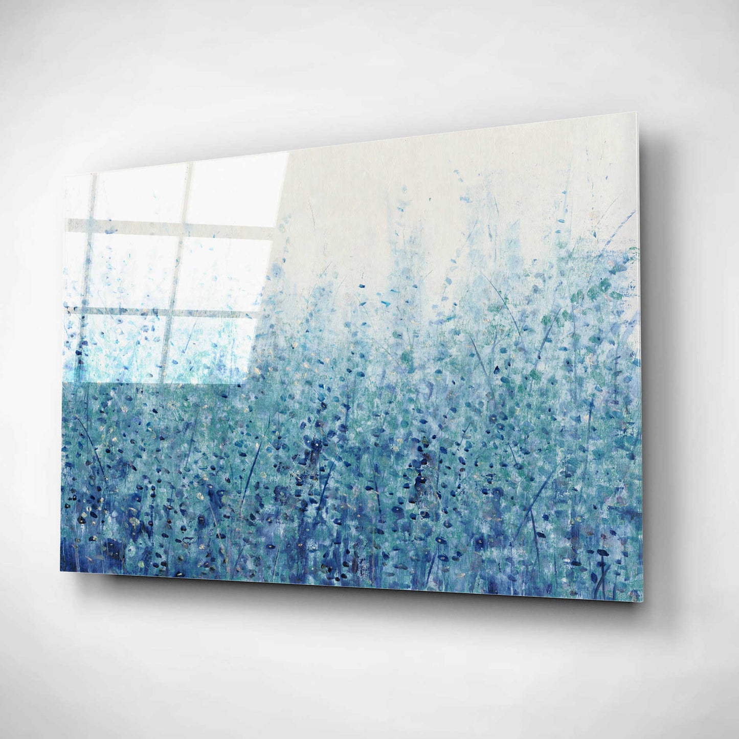 Epic Art 'Misty Blues I' by Tim O'Toole, Acrylic Glass Wall Art,16x12