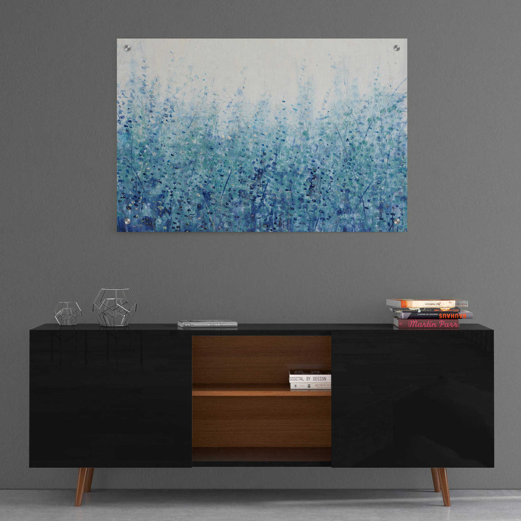 Epic Art 'Misty Blues I' by Tim O'Toole, Acrylic Glass Wall Art,36x24