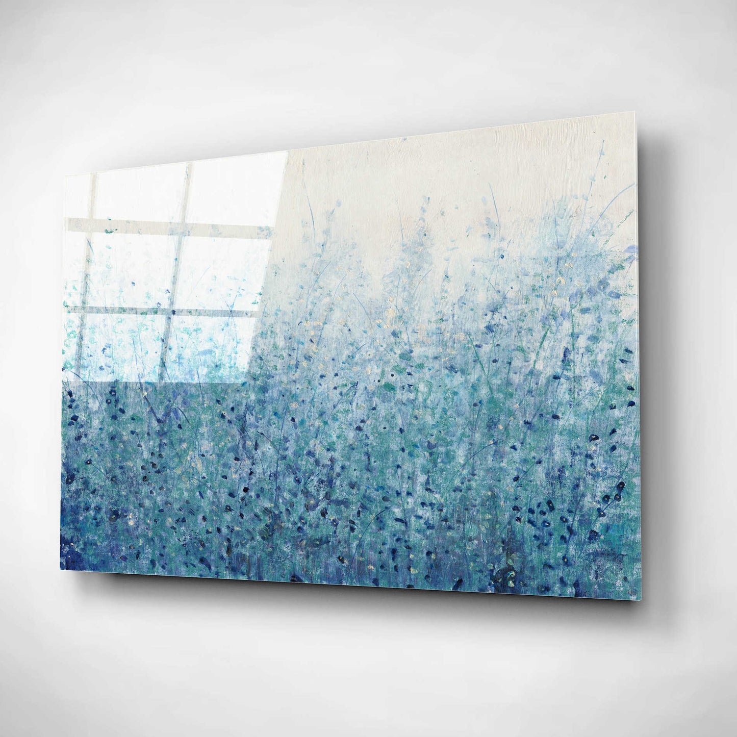 Epic Art 'Misty Blues II' by Tim O'Toole, Acrylic Glass Wall Art,16x12