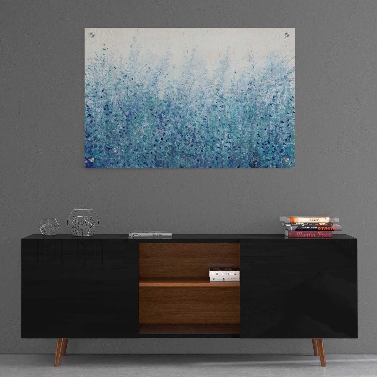 Epic Art 'Misty Blues II' by Tim O'Toole, Acrylic Glass Wall Art,36x24