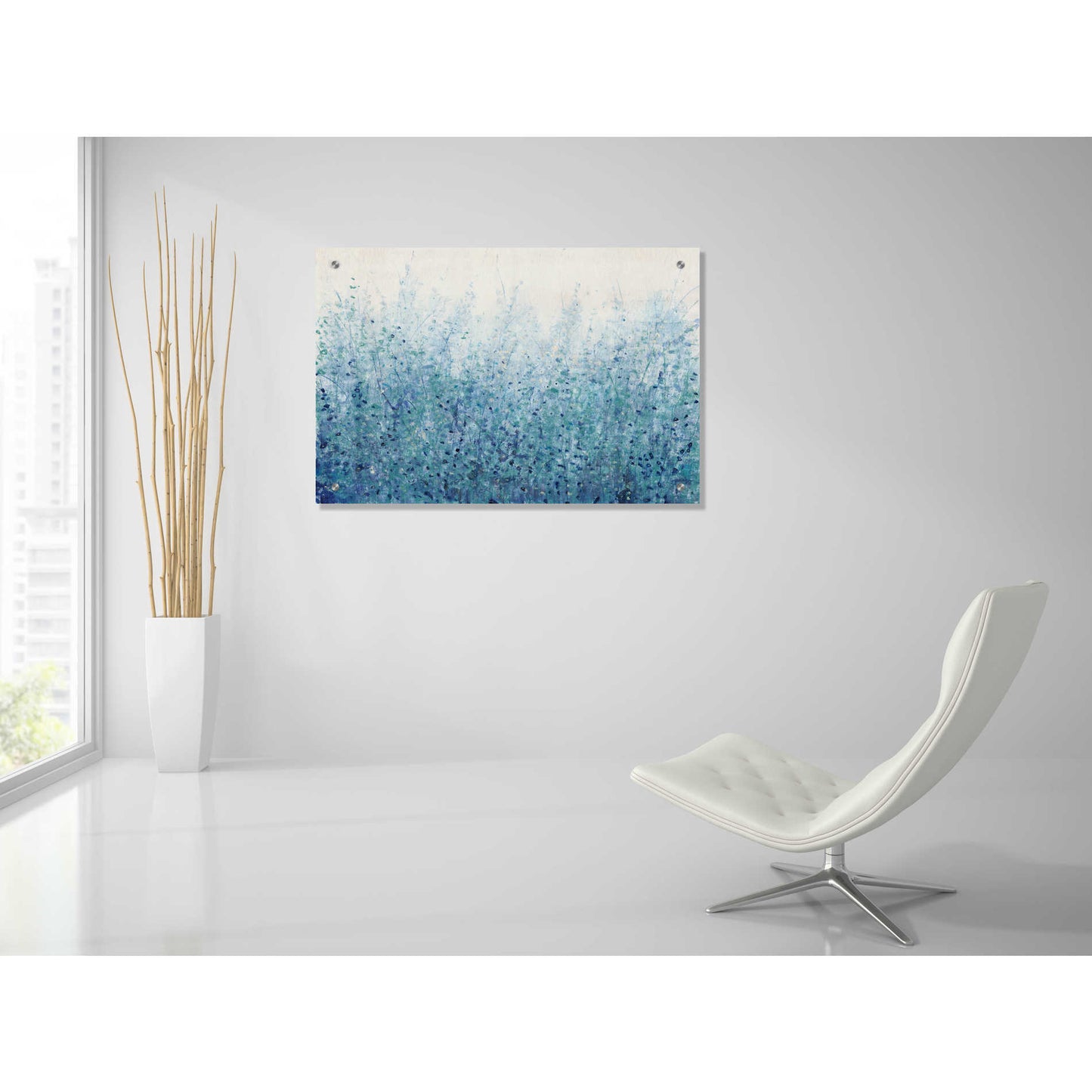 Epic Art 'Misty Blues II' by Tim O'Toole, Acrylic Glass Wall Art,36x24