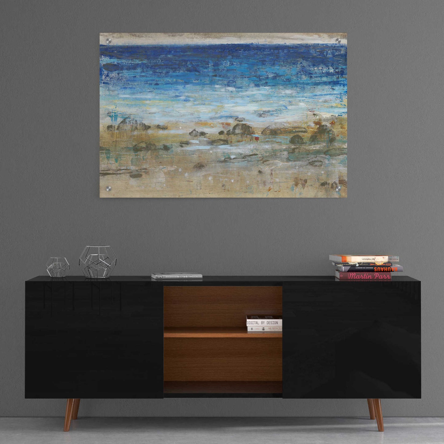 Epic Art 'Rocky Shoreline I' by Tim O'Toole, Acrylic Glass Wall Art,36x24