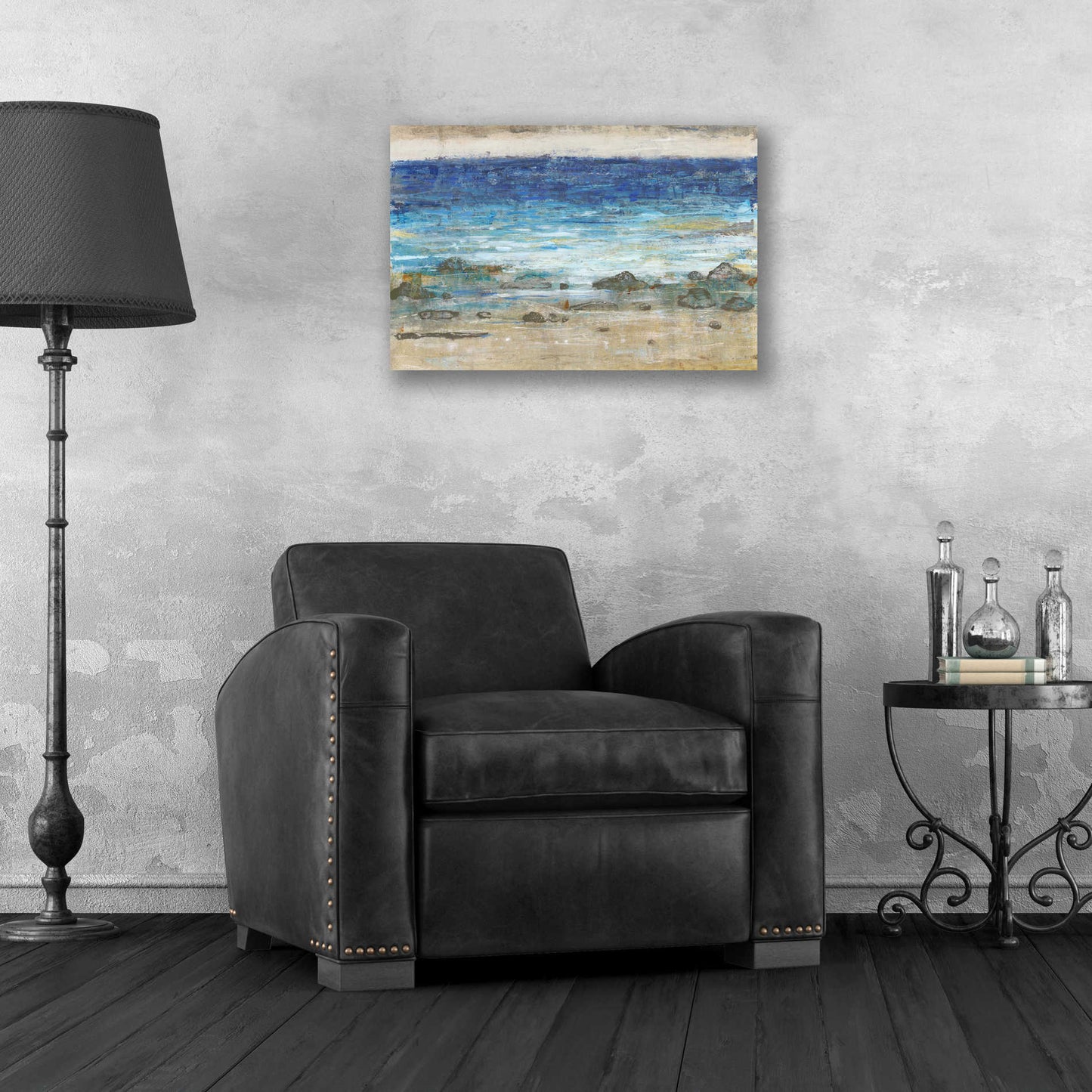 Epic Art 'Rocky Shoreline II' by Tim O'Toole, Acrylic Glass Wall Art,24x16