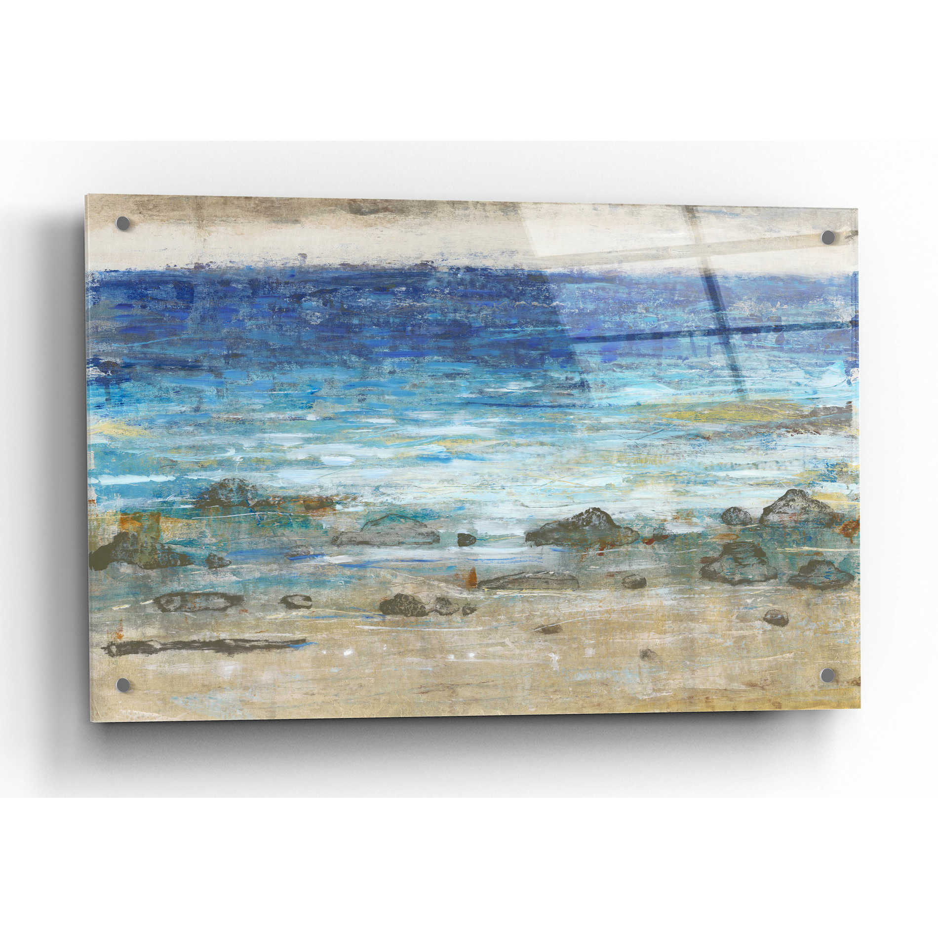 Epic Art 'Rocky Shoreline II' by Tim O'Toole, Acrylic Glass Wall Art,36x24