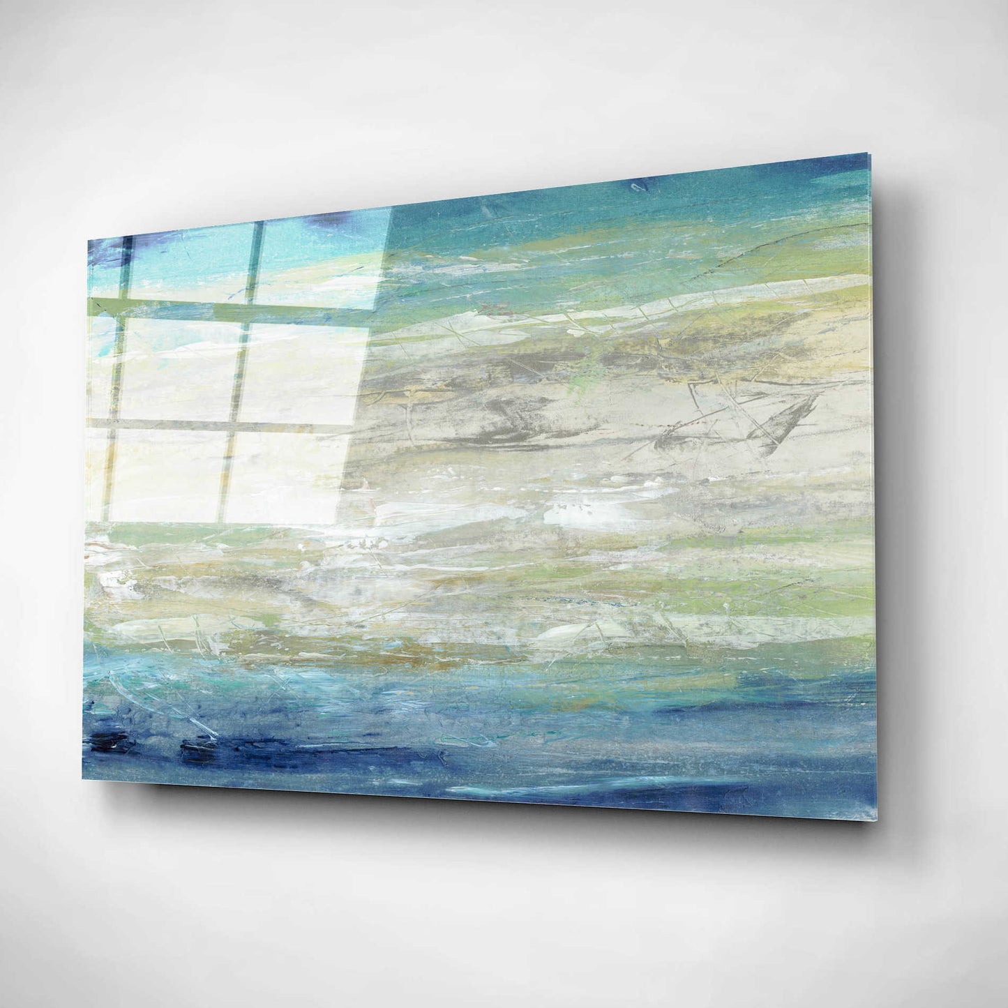 Epic Art 'Wave Length I' by Tim O'Toole, Acrylic Glass Wall Art,24x16