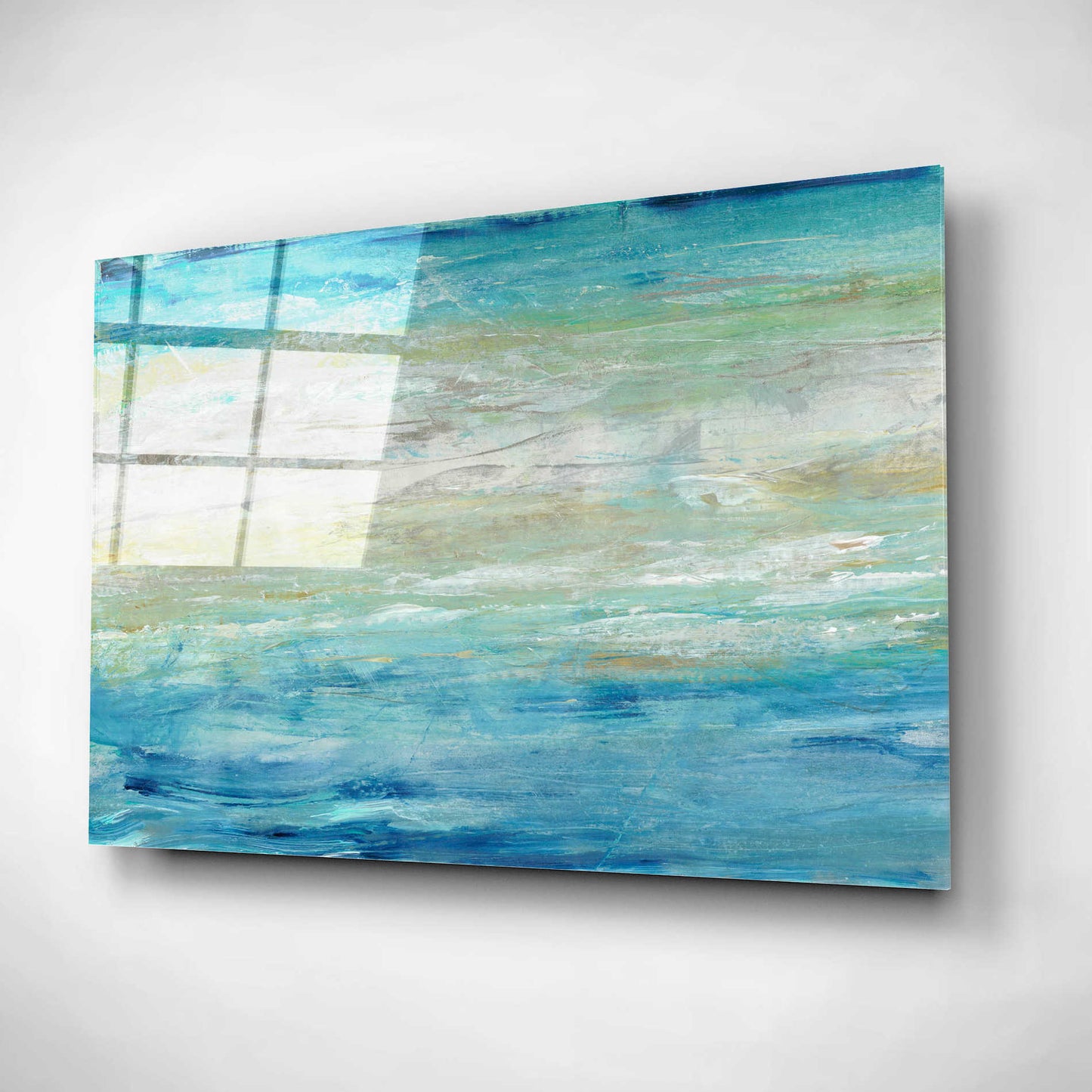 Epic Art 'Wave Length II' by Tim O'Toole, Acrylic Glass Wall Art,16x12