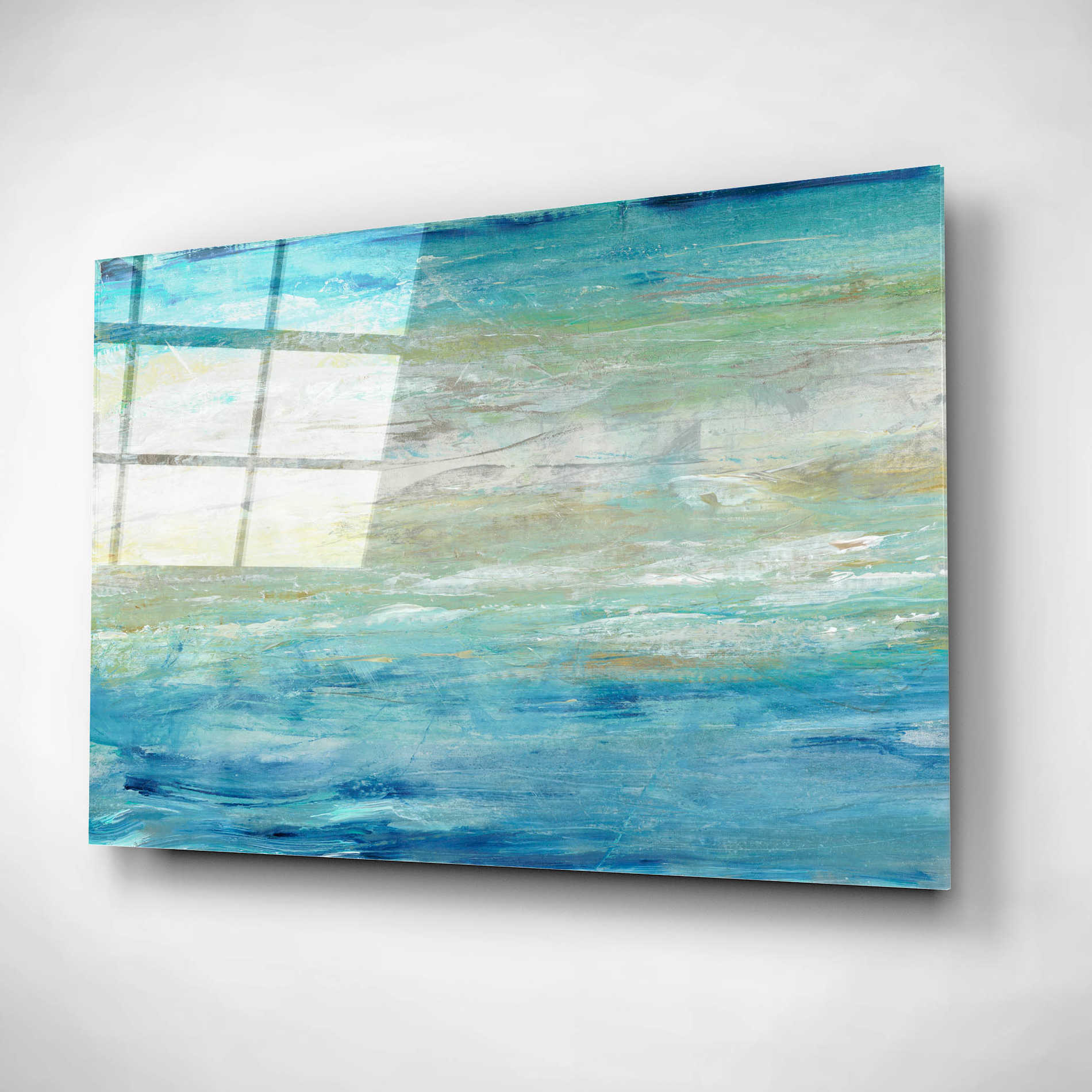 Epic Art 'Wave Length II' by Tim O'Toole, Acrylic Glass Wall Art,16x12