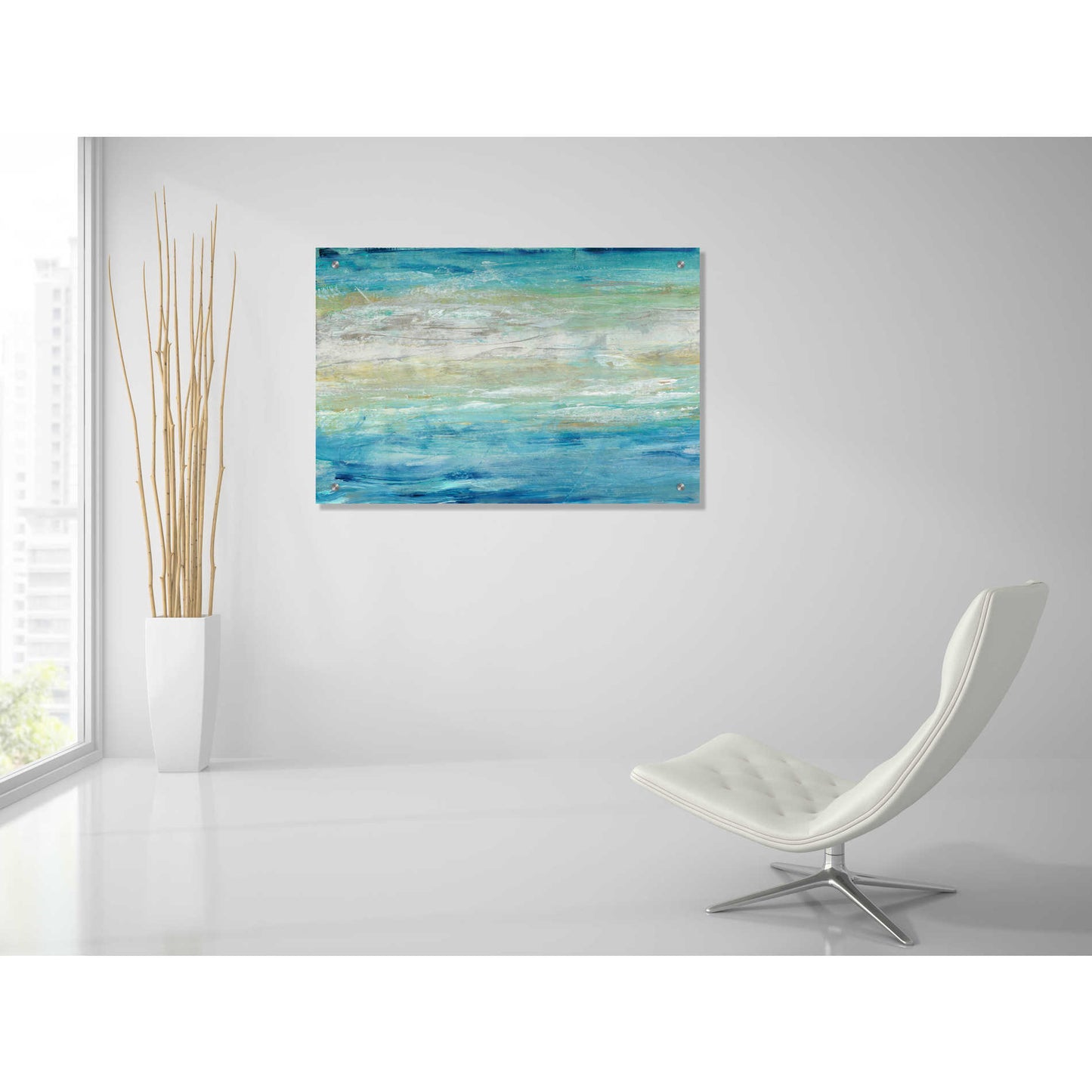 Epic Art 'Wave Length II' by Tim O'Toole, Acrylic Glass Wall Art,36x24