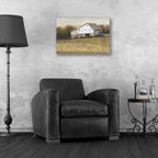 Epic Art 'White Barn View I' by Tim O'Toole, Acrylic Glass Wall Art,24x16