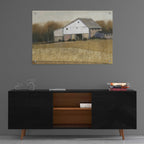 Epic Art 'White Barn View I' by Tim O'Toole, Acrylic Glass Wall Art,36x24