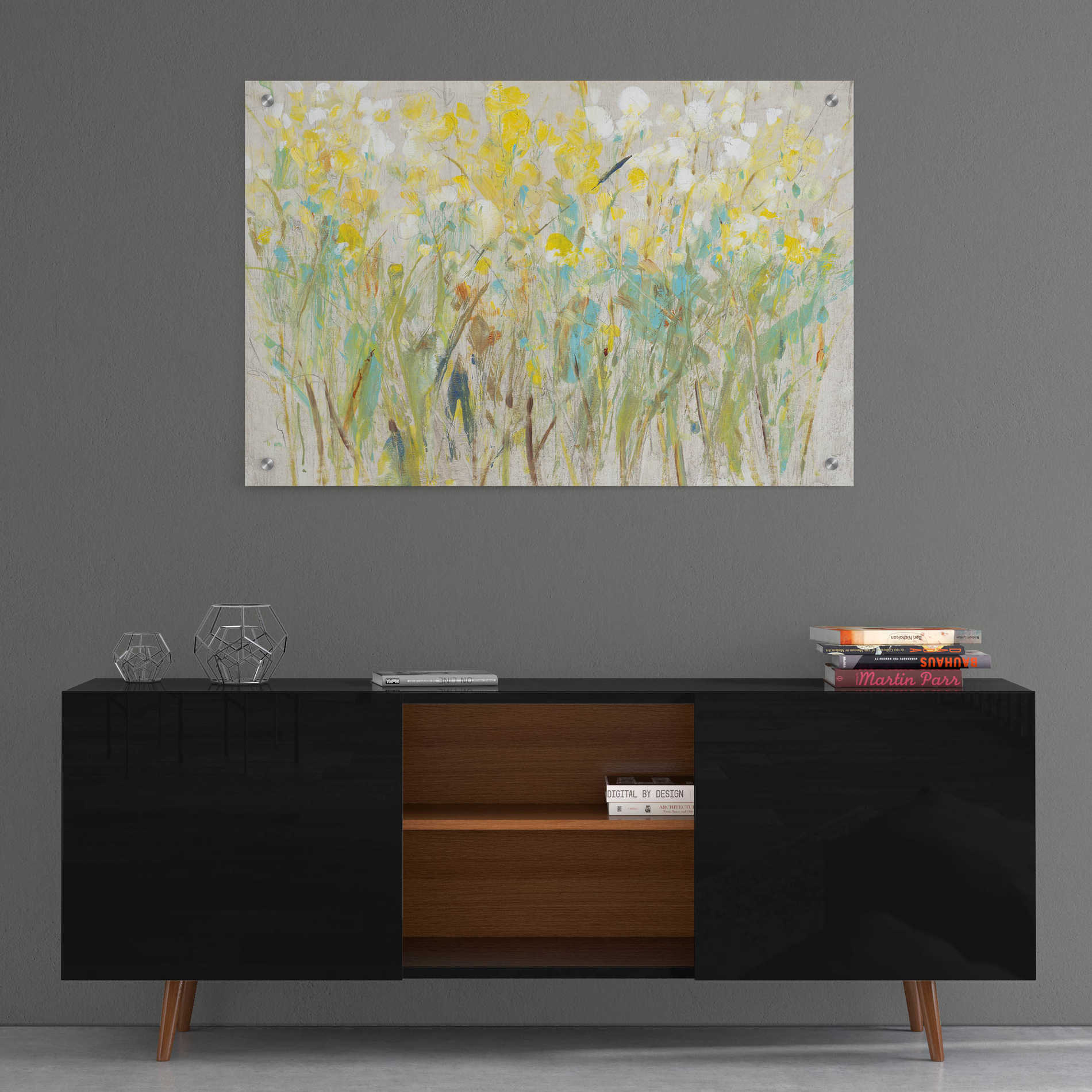 Epic Art 'Floral Cluster I' by Tim O'Toole, Acrylic Glass Wall Art,36x24