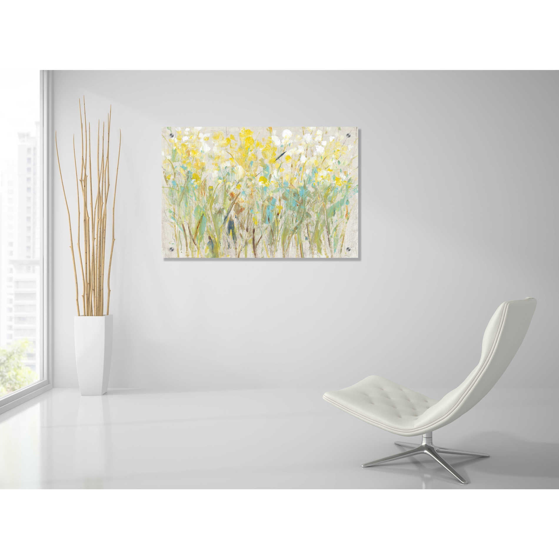 Epic Art 'Floral Cluster I' by Tim O'Toole, Acrylic Glass Wall Art,36x24