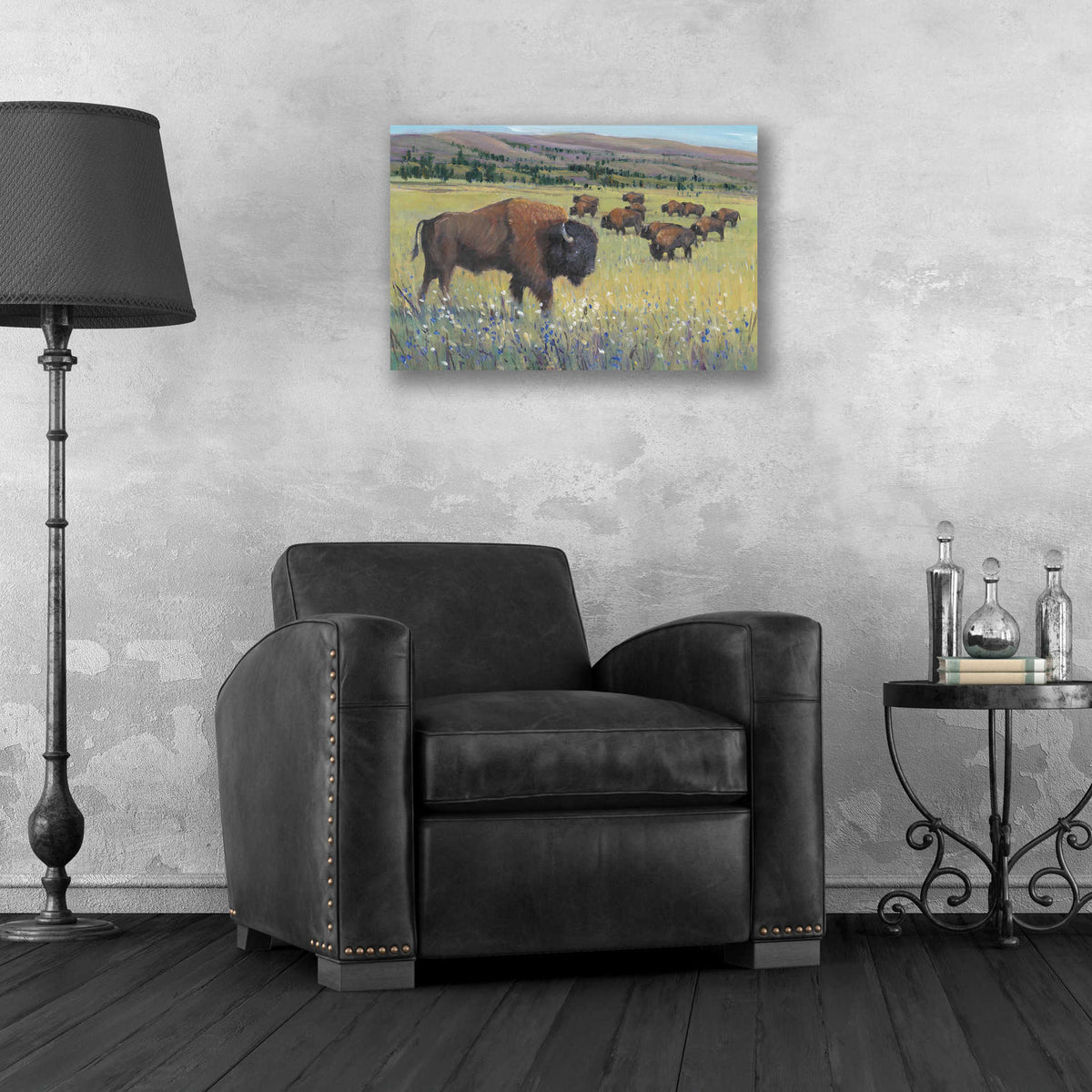 Epic Art 'Animals of the West I' by Tim O'Toole, Acrylic Glass Wall Art,24x16