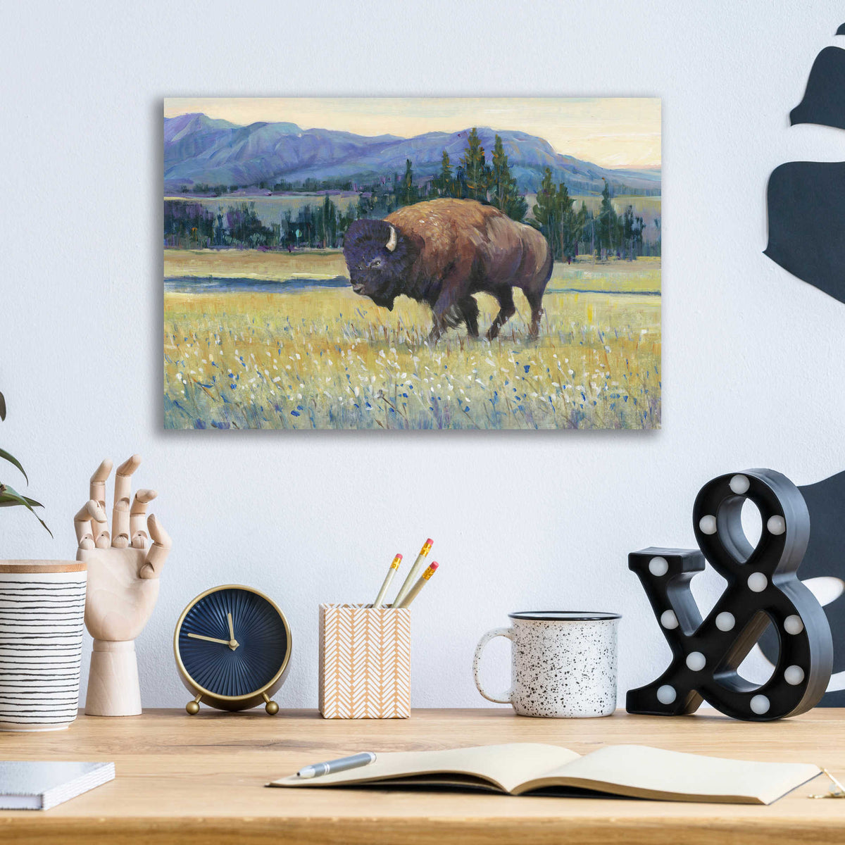 Epic Art 'Animals of the West II' by Tim O'Toole, Acrylic Glass Wall Art,16x12